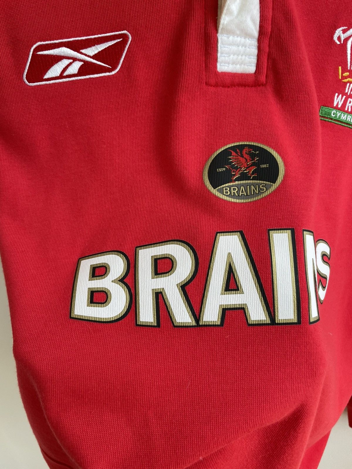 Other Wales Rugby 2004 2006 Shirt Reebok Welsh Home Vintage Jersey Size US L / EU 52-54 / 3 - 5 Thumbnail