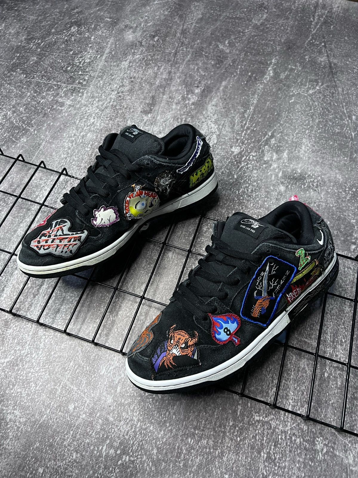 Nike Nike SB Dunk Low Pro QS Neckface Size US 12 / EU 45 - 7 Thumbnail