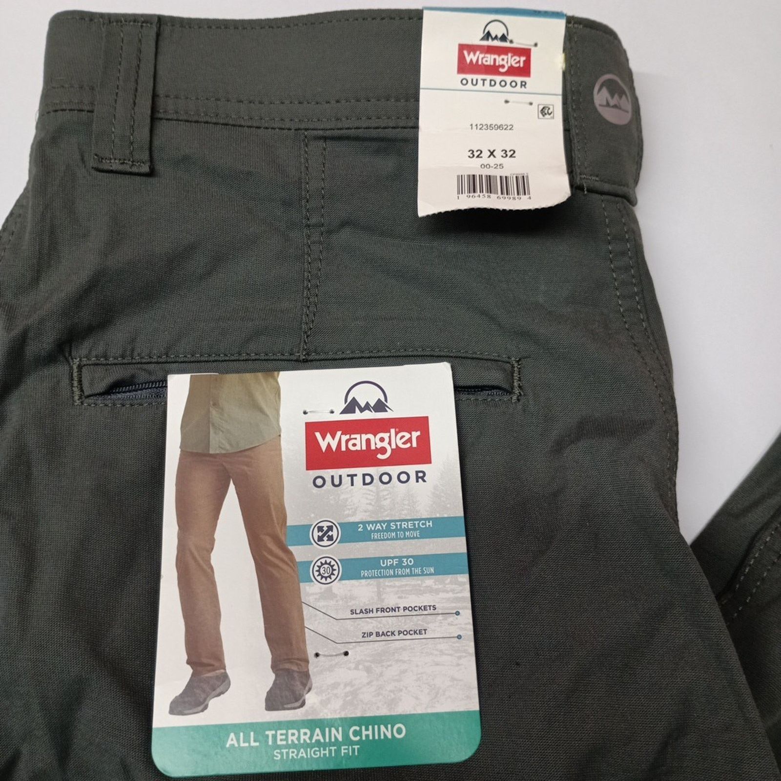 Wrangler Wrangler Outdoor All Terrain Chino Pants Men Size 32x32 Gray Size US 32 / EU 48 - 2 Thumbnail