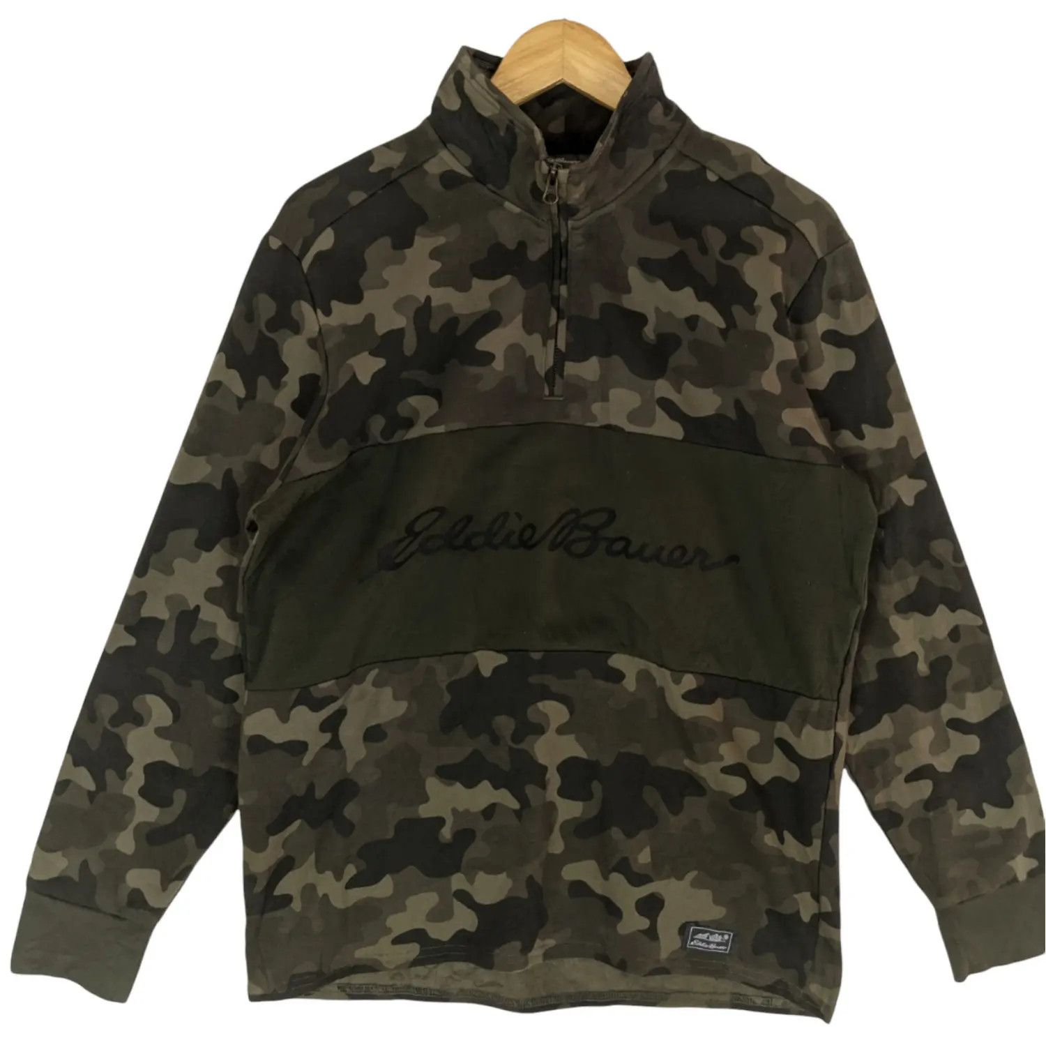 Eddie Bauer EDDIE BAUER Camouflage Jumper Sweatshirt Size US S / EU 44-46 / 1 - 2 Thumbnail