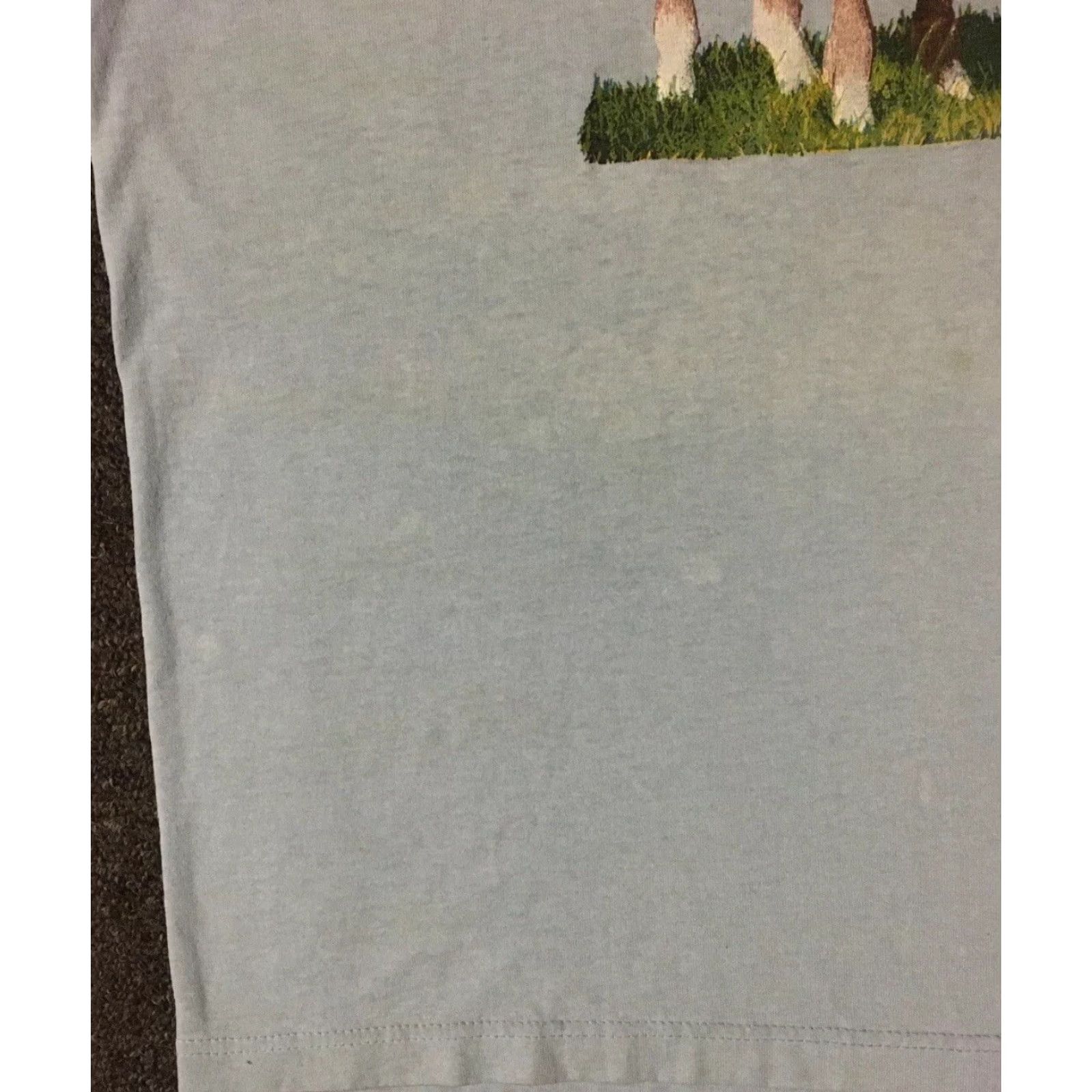 Born VINTAGE 90s Born To Run Horse Faded Distressed Shirt XL Blue Men T-Shirt Grunge Cowboy Western Biker Music Size US XL / EU 56 / 4 - 5 Thumbnail