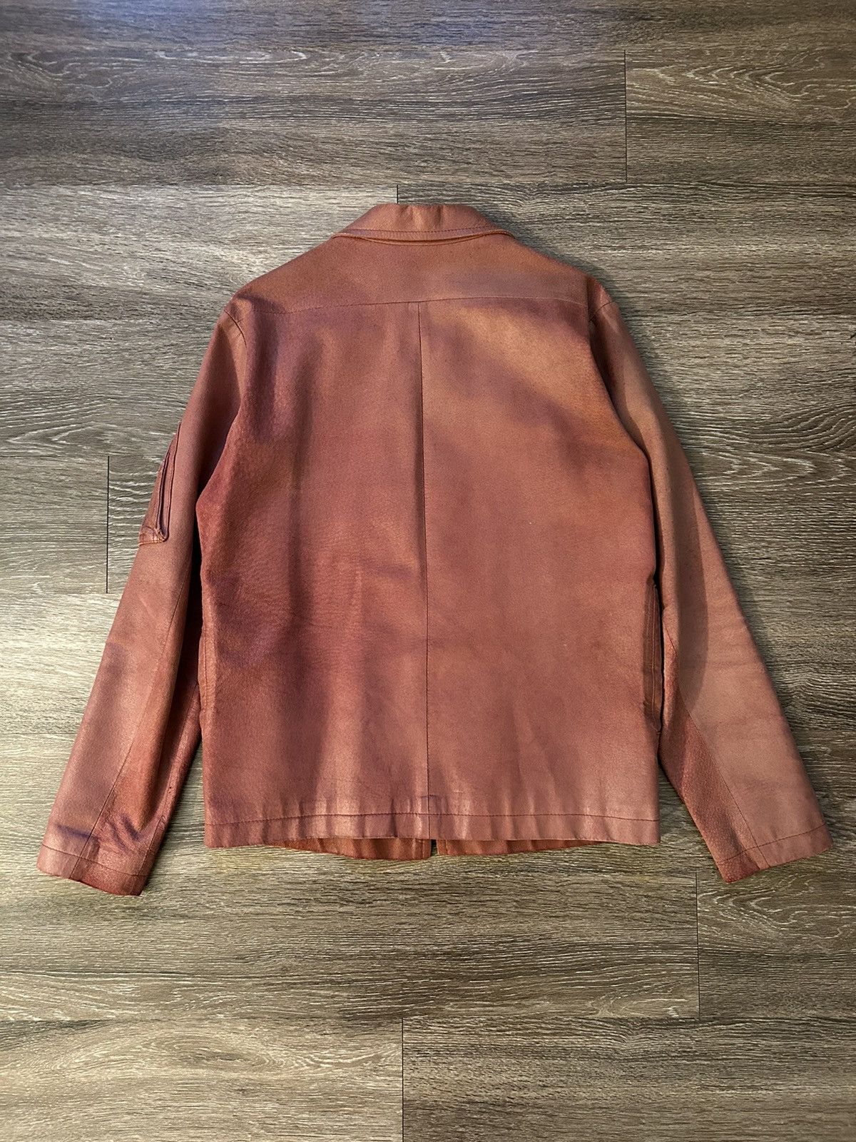 Yohji Yamamoto Yohji Yamamoto Pig Leather MA-1 Jacket Size US M / EU 48-50 / 2 - 4 Thumbnail