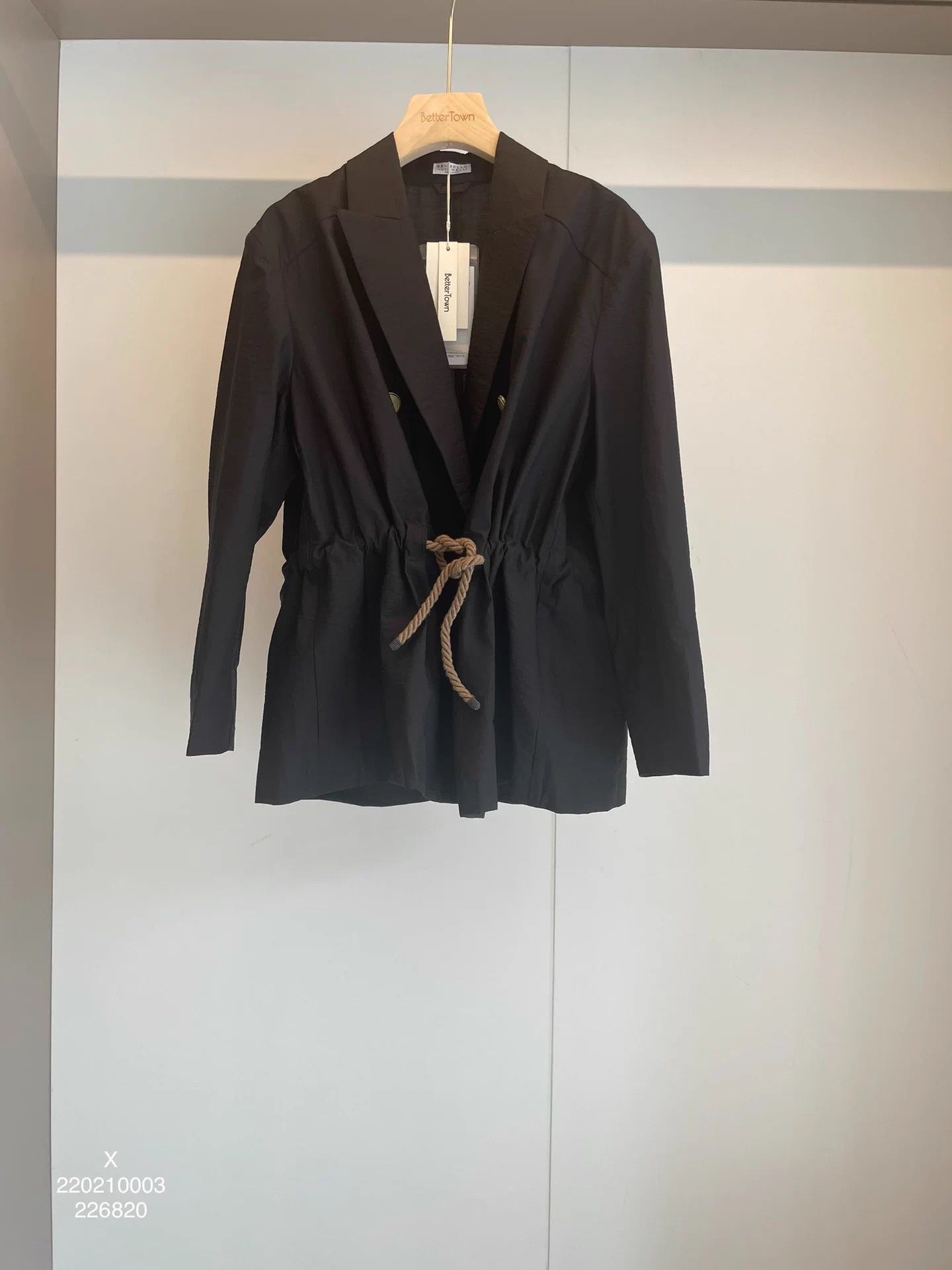 Brunello Cucinelli Brunello Cucinelli BC Authentic Black Cotton Jacket XS Size XS / US 0-2 / IT 36-38 - 1 Thumbnail