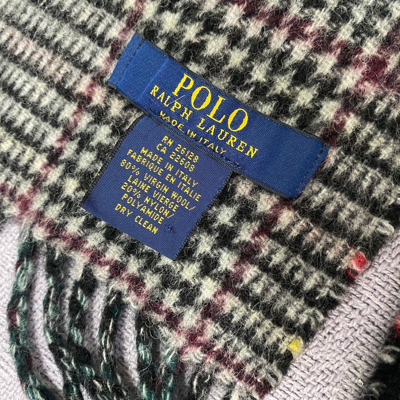 Polo Ralph Lauren Vintage Polo Ralph Lauren Made in Italy Scarf Size ONE SIZE - 10 Thumbnail