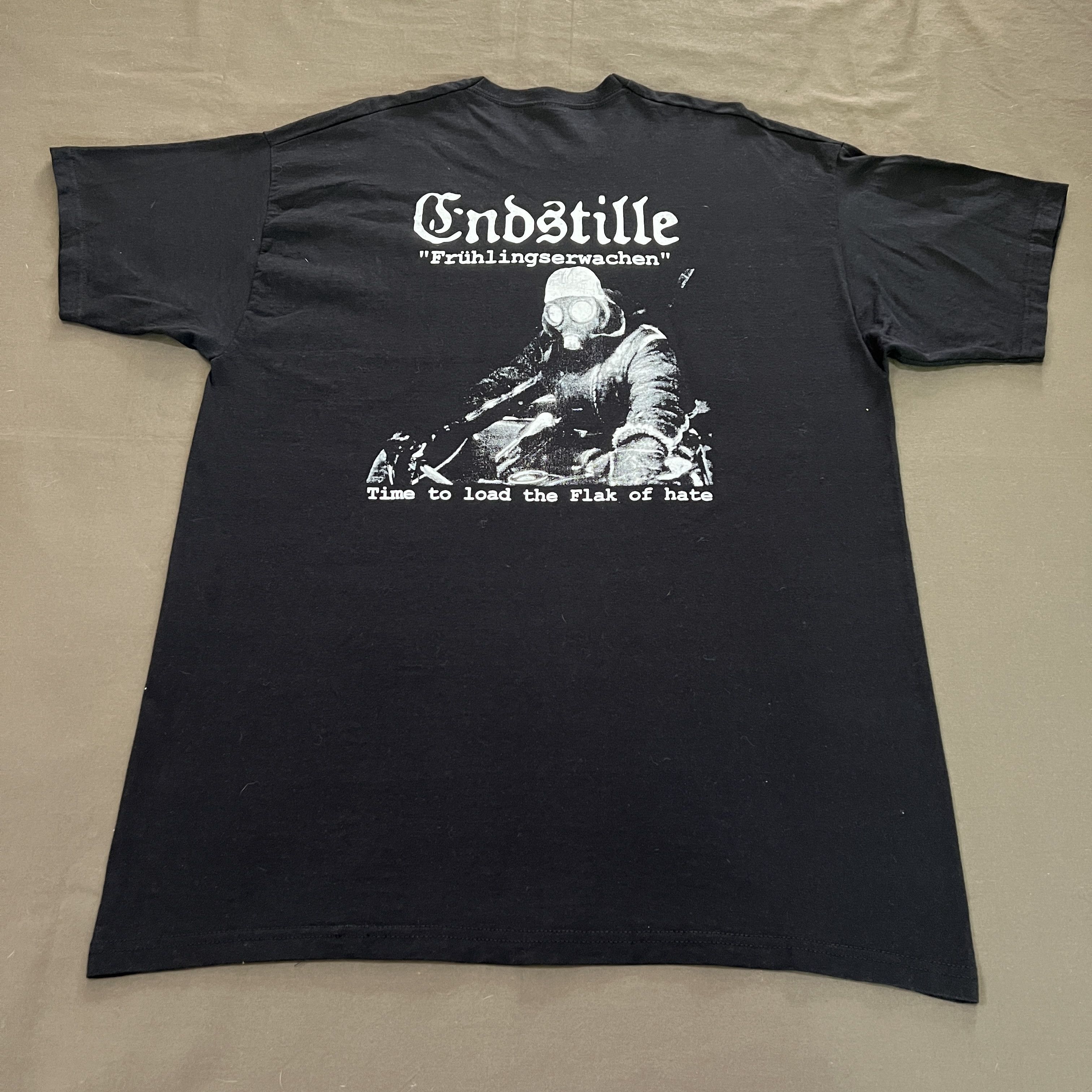 Band Tees × Vintage Vintage Endstille Chernobyl Black Metal Promo Tee XL Size US XL / EU 56 / 4 - 2 Thumbnail
