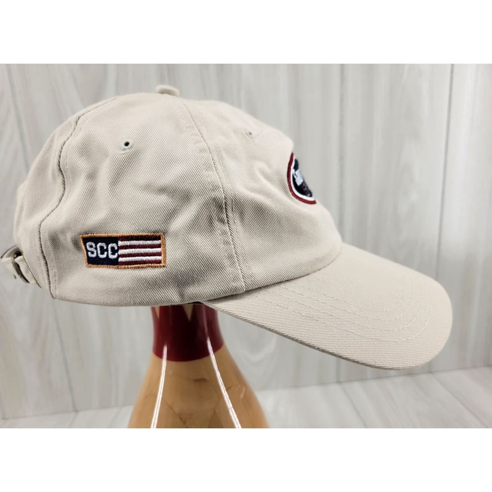 Vintage Ahead Saugahatchee Country Club Hat Golf Hat Men Adj Khaki Golf Hat Vintage No N/A Size ONE SIZE - 4 Thumbnail