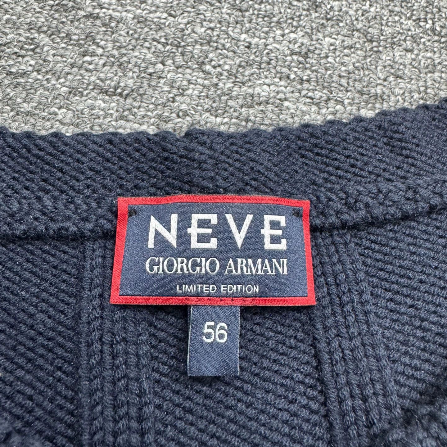Giorgio Armani ARMANI embroidered logo wool knit sweater 56 Size US XL / EU 56 / 4 - 2 Thumbnail
