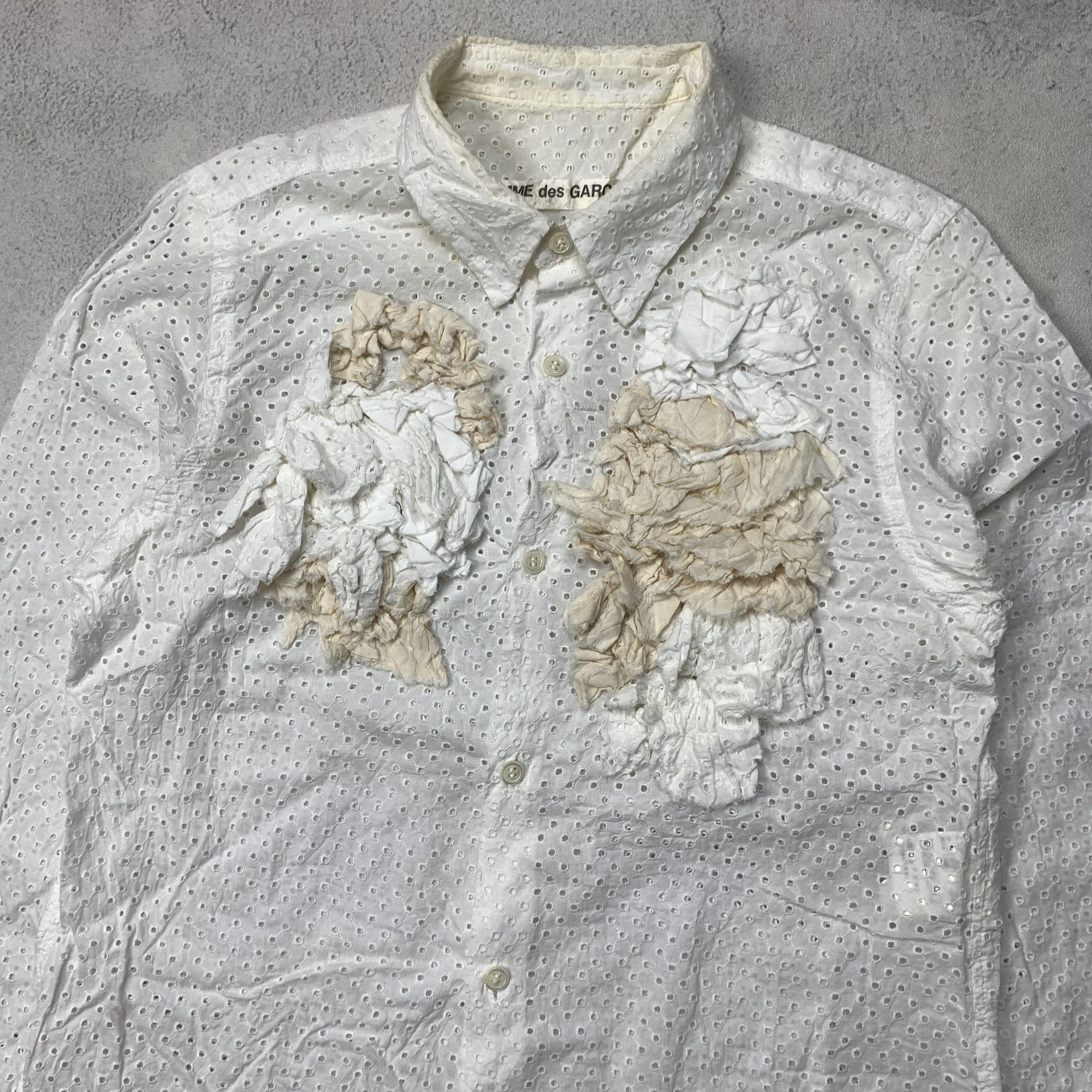 Comme des Garcons Vintage 1999 CDG Comme Des Garcons Tissue Shirt Size S / US 4 / IT 40 - 2 Thumbnail