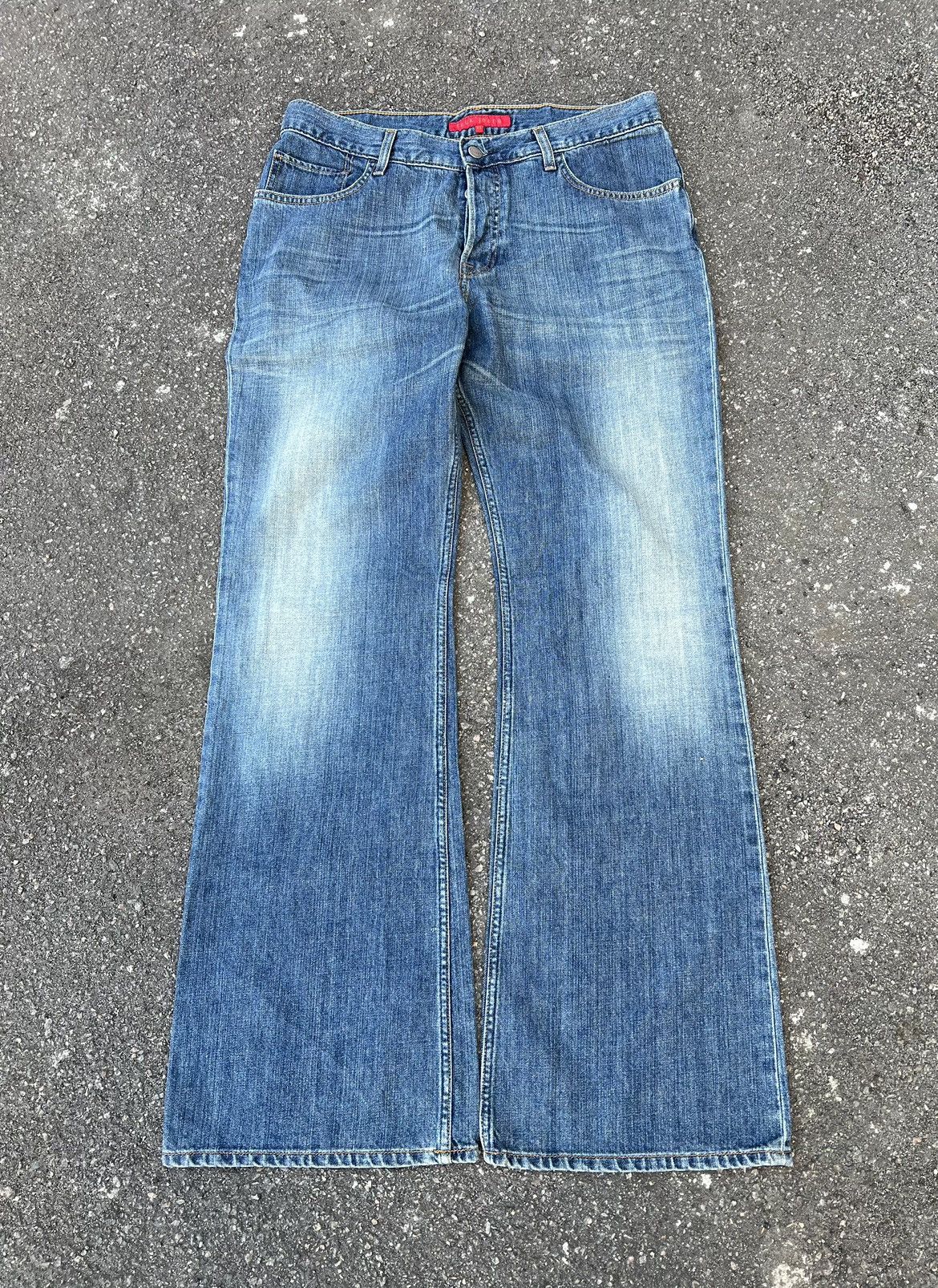 FCUK FCUK Flare Jeans Size US 32 / EU 48 - 2 Thumbnail