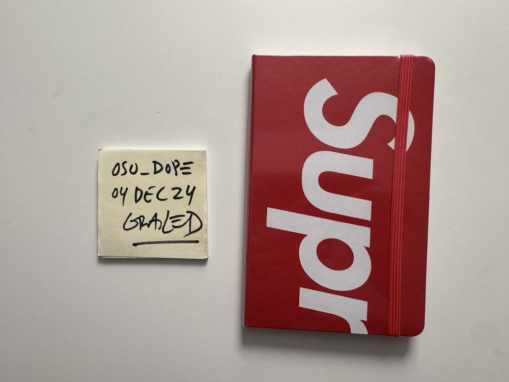 Moleskine × Supreme supreme moleskine notebook (red) Size ONE SIZE - 4 Thumbnail