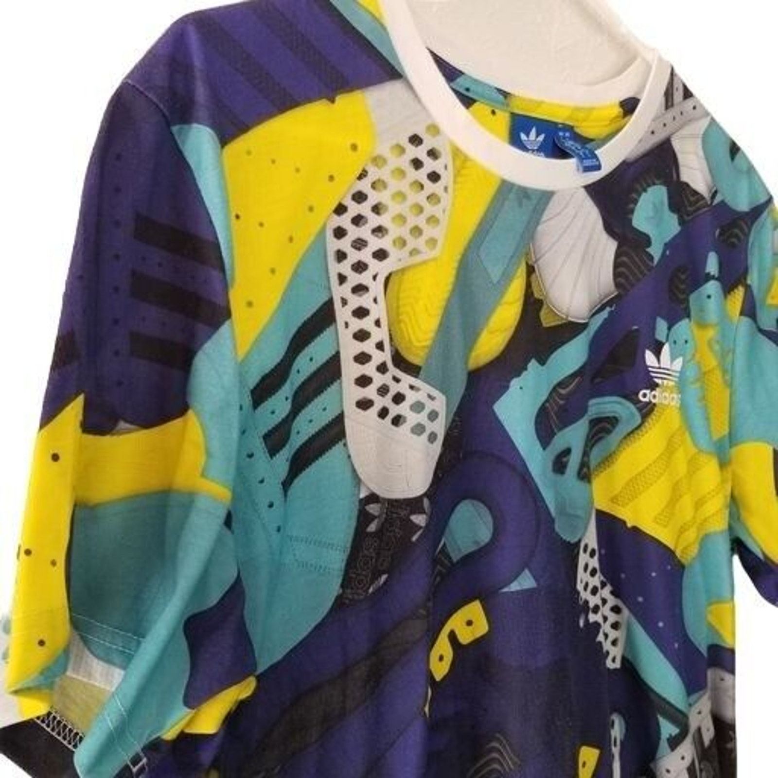 Adidas Adidas Originals AOP Crazy Eddys Take A Trip Jersey T-Shirt Size US L / EU 52-54 / 3 - 4 Thumbnail