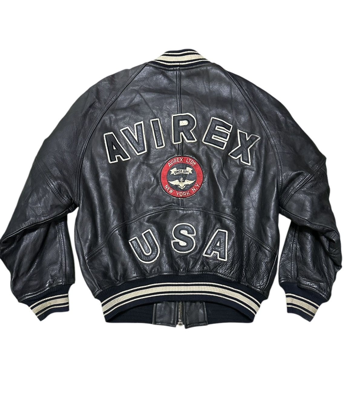 Avirex Avirex USA Leather jacket Size US S / EU 44-46 / 1 - 1 Thumbnail
