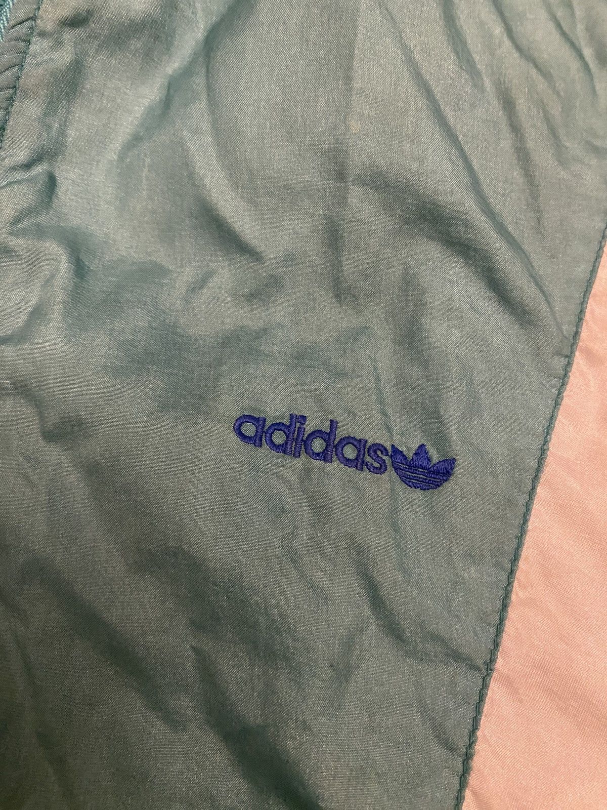 Adidas Vintage 90s adidas windbreaker Size US L / EU 52-54 / 3 - 2 Thumbnail