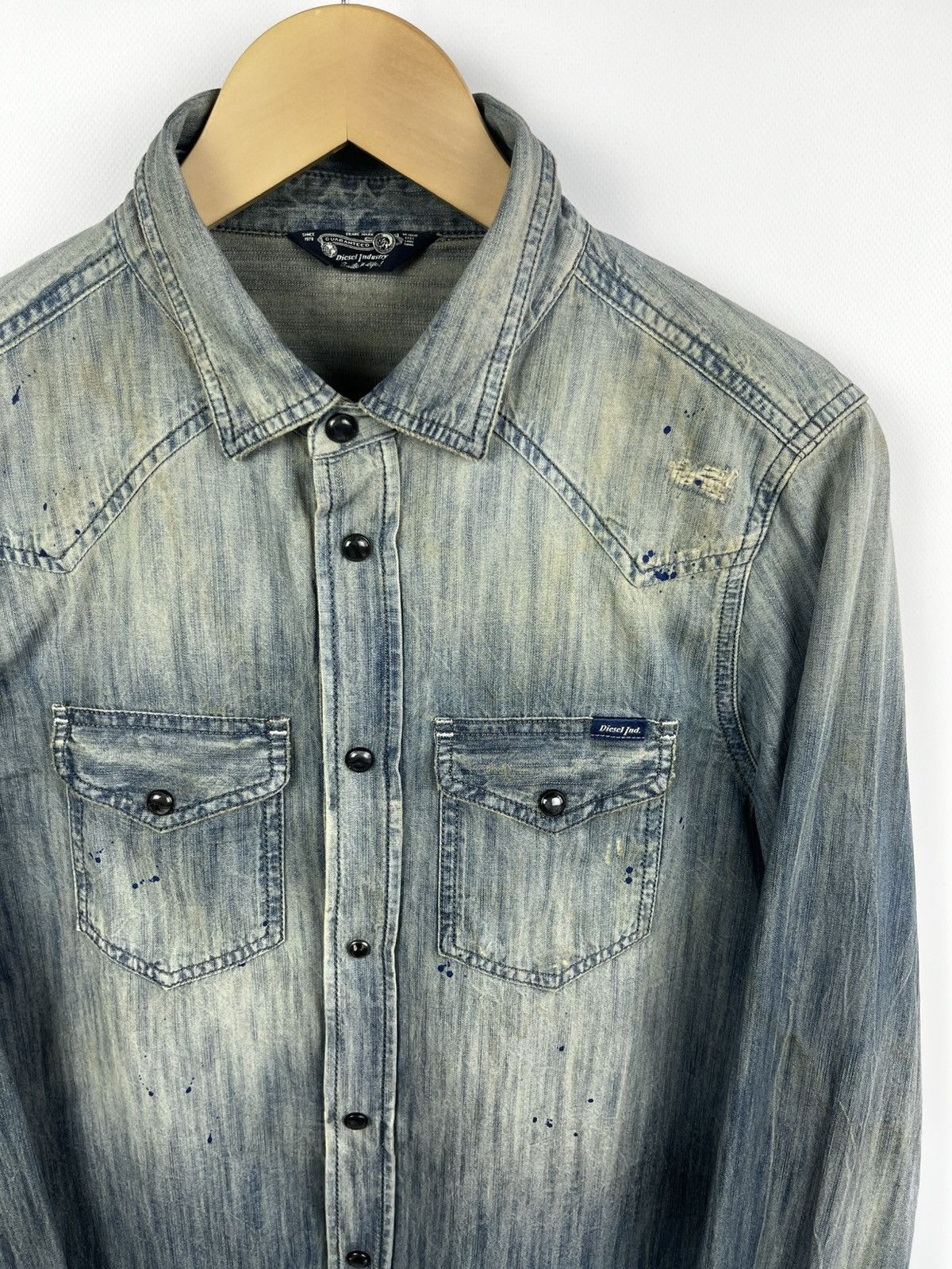 Diesel Diesel denim shirt Japanese style vintage 90s Size US M / EU 48-50 / 2 - 3 Thumbnail