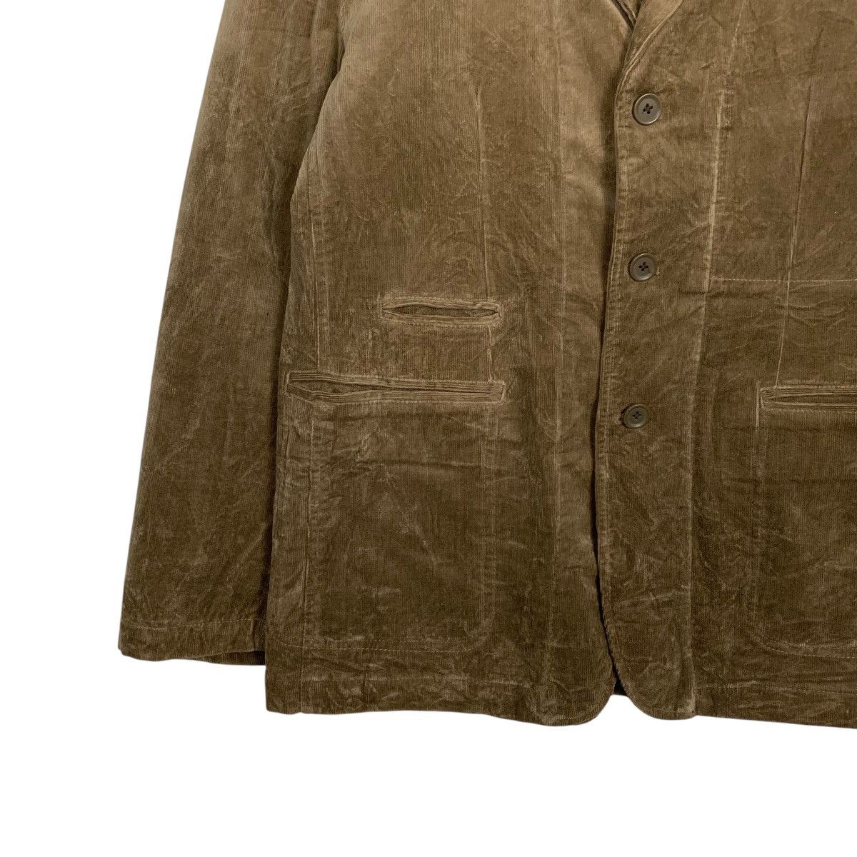 Kansai Yamamoto Kansai Jeans Corduroy Casual Jacket Size US L / EU 52-54 / 3 - 3 Thumbnail
