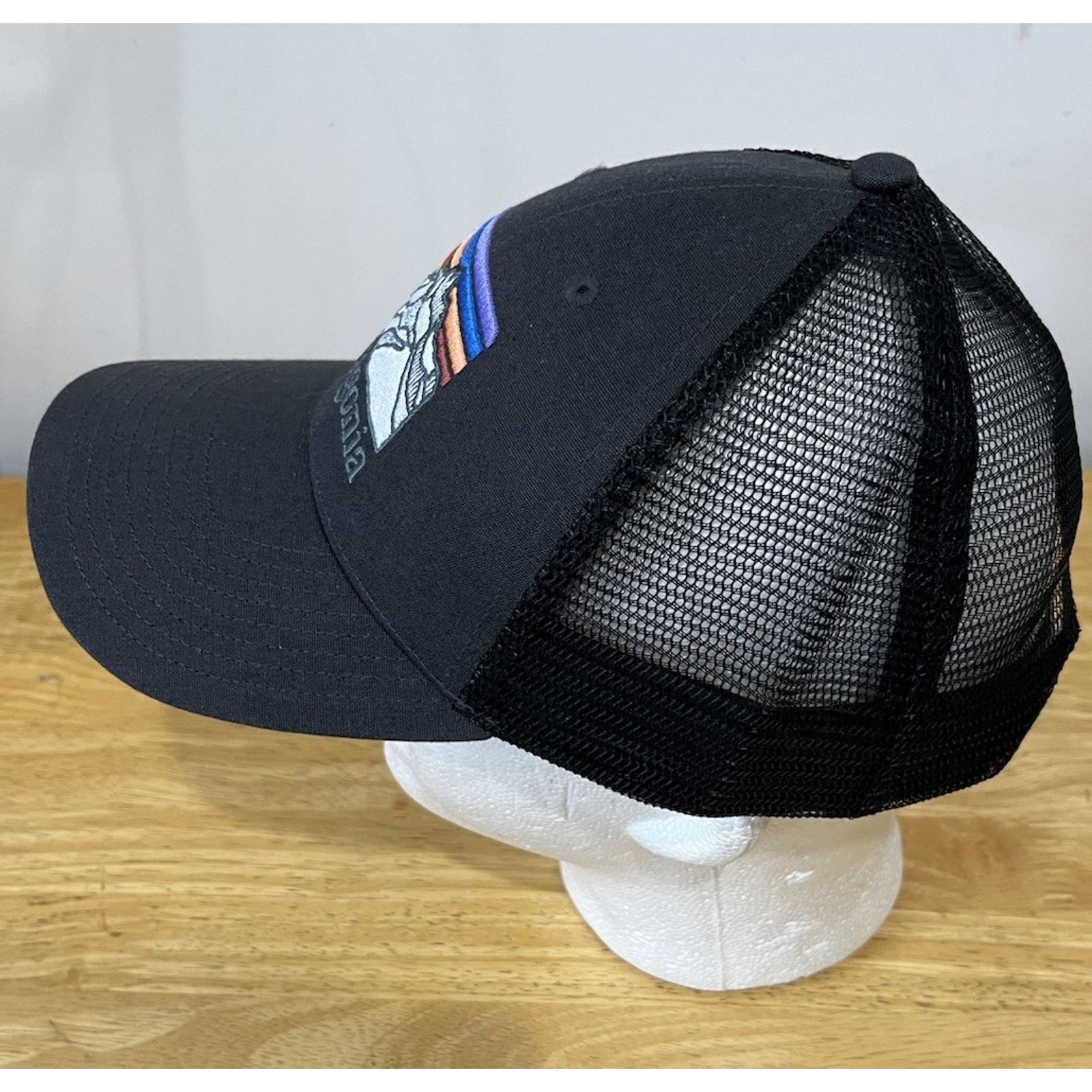 Patagonia Patagonia Mens Line Logo Ridge LoPro Trucker Hat - Ink Black Size ONE SIZE - 4 Thumbnail
