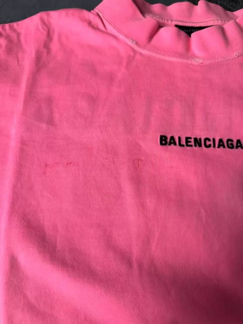 Balenciaga Balenciaga Embroidered short sleeves before and after powd Size US XS / EU 42 / 0 - 6 Thumbnail