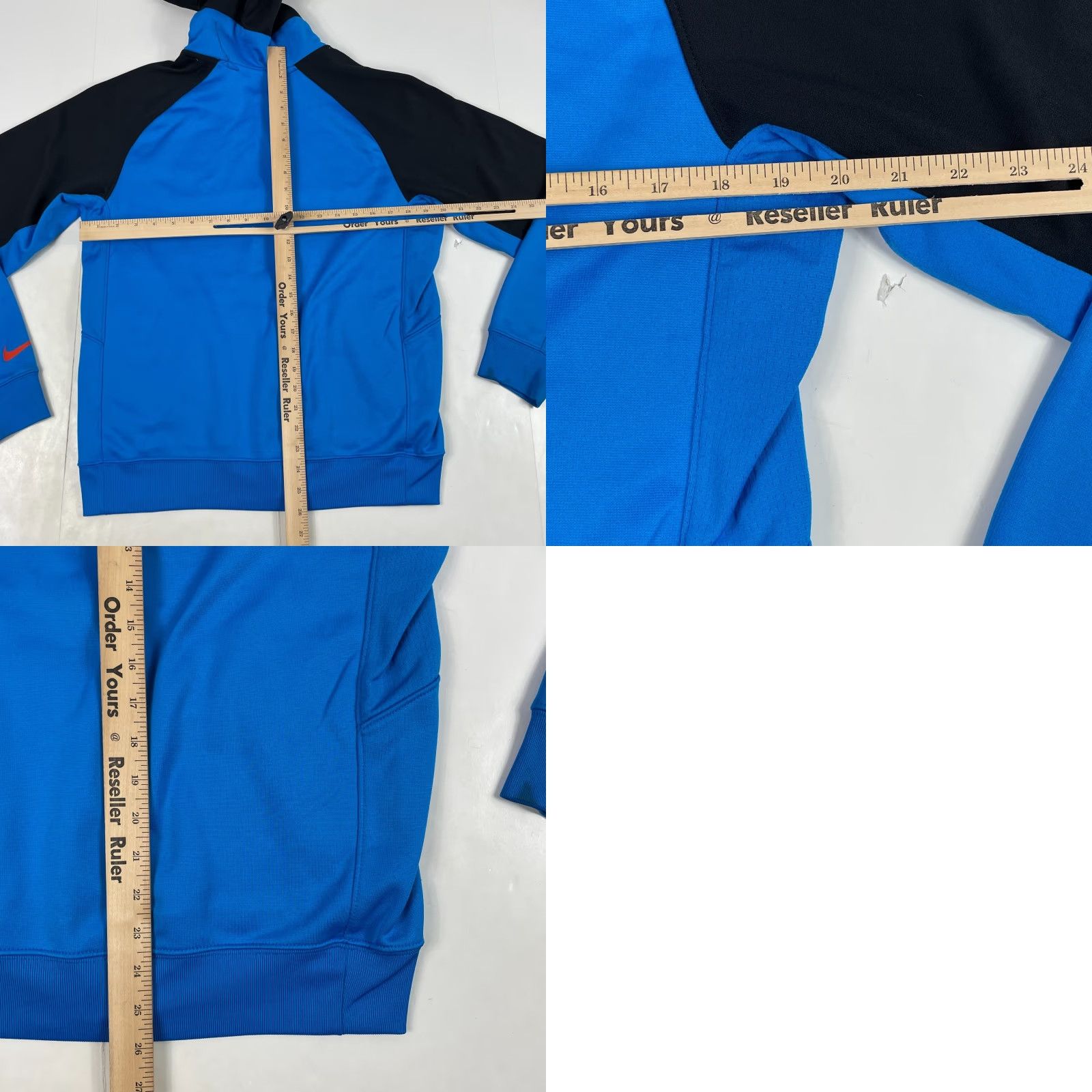 Nike VINTAGE Nike Hoodie Mens Small Blue Kevin Durant KD Therma Full Zip Gym Basketball Lined Size US S / EU 44-46 / 1 - 9 Thumbnail