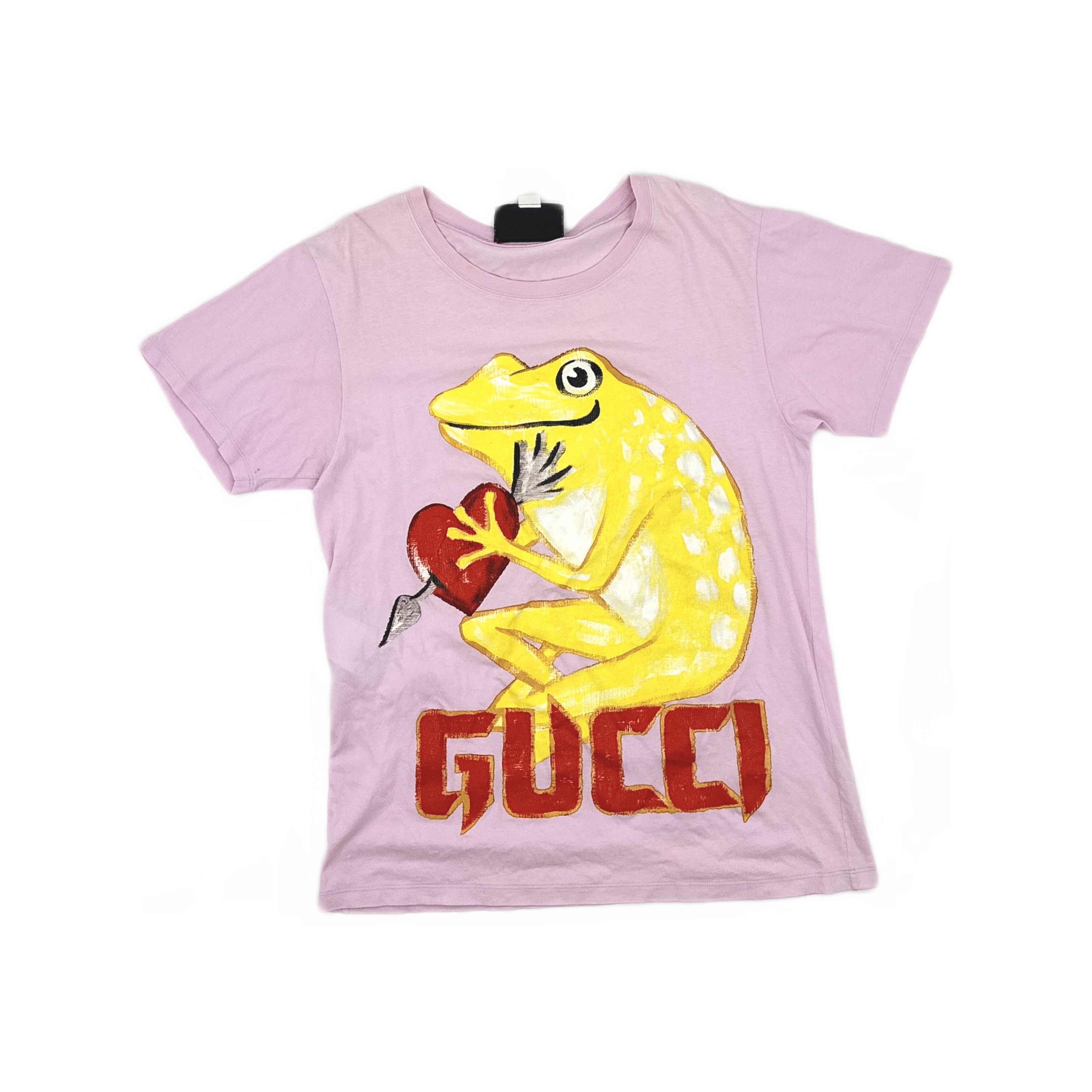 Gucci Gucci Frog Graphic T-Shirt Size S Size S / US 4 / IT 40 - 1 Thumbnail
