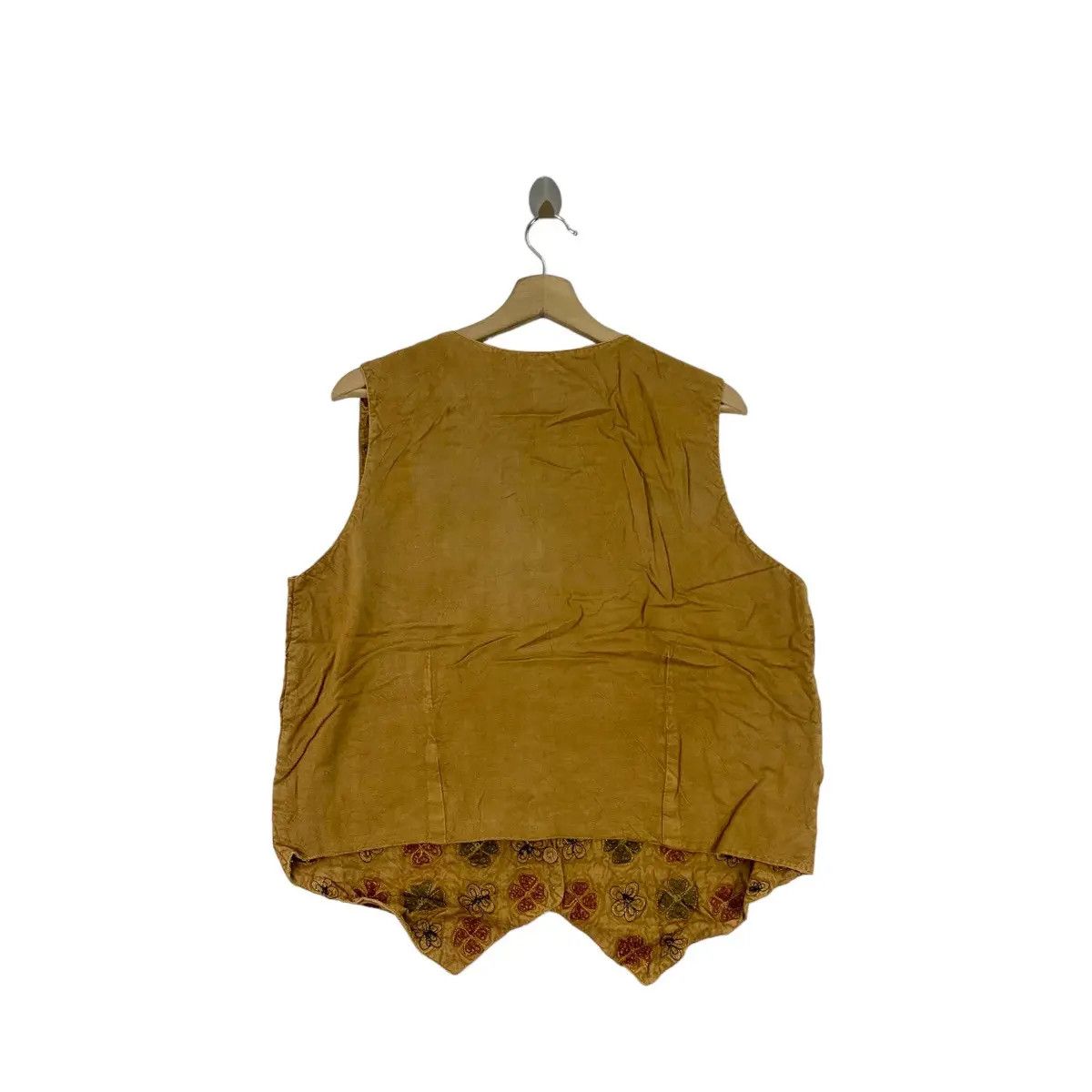 Vintage Vintage JAIPUR MADE IN INDIA Viscose Embossed Vest Size M / US 6-8 / IT 42-44 - 4 Thumbnail