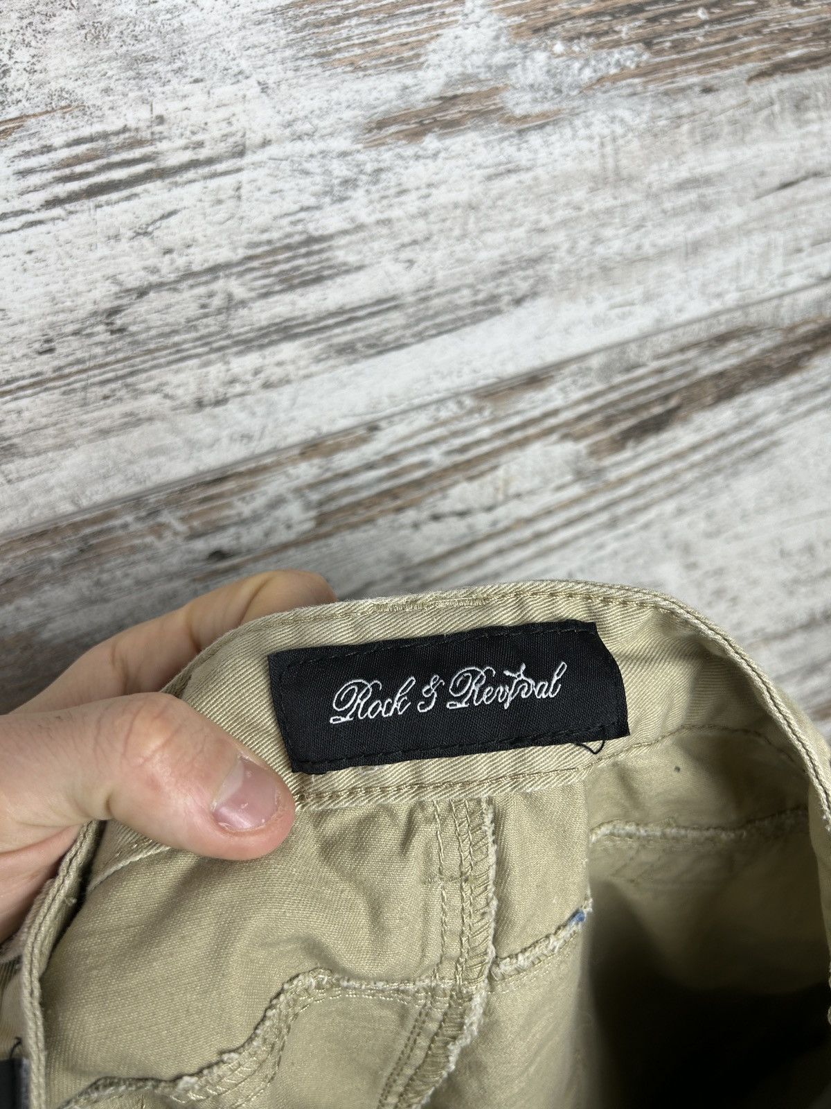 New Rock × Rock Revival × Vintage ‼️VINTAGE ROCK REVIVAL ARCHIVAL LOGO CROSS USA DESIGN JEANS‼️ Size US 36 / EU 52 - 16 Thumbnail