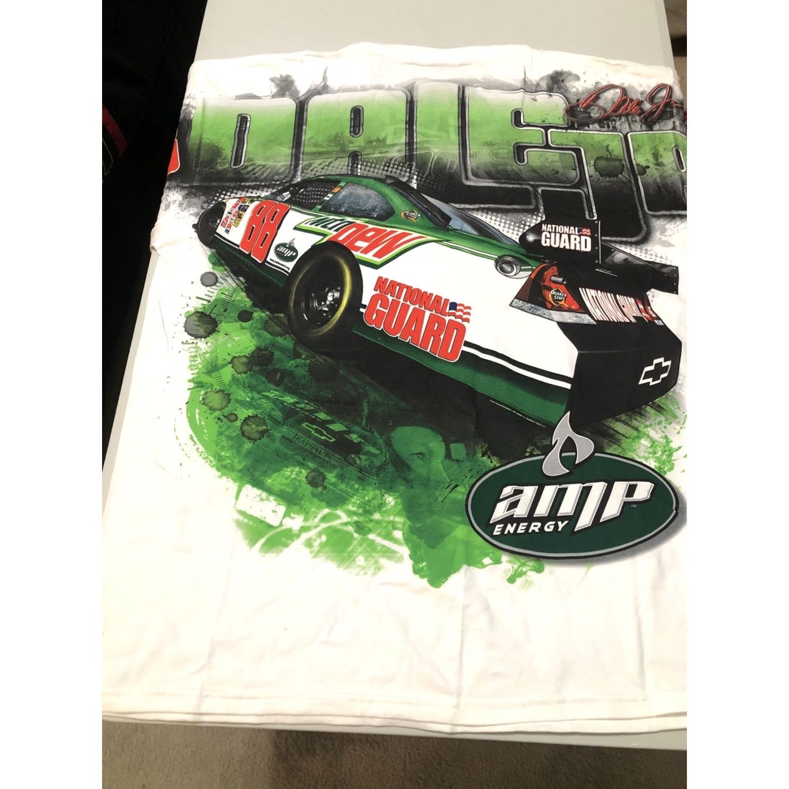 Chase Authentics Dale Earnhardt Jr Shirt Mens XL Nascar Chase Racing Mountain Dew AOP 88 VTG Size US XL / EU 56 / 4 - 5 Thumbnail