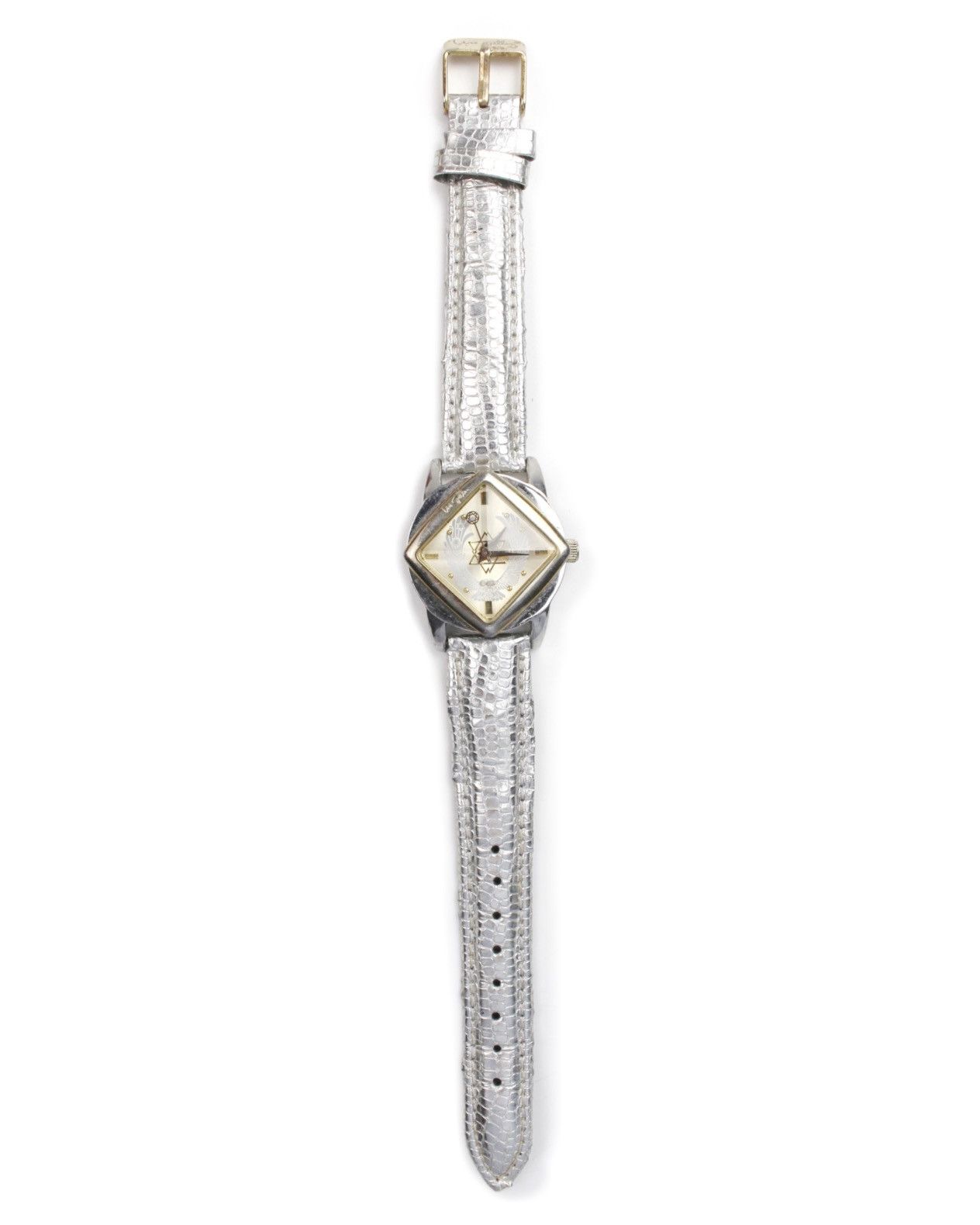 Hysteric Glamour 2000S URI GELLER DIAMOND FACE ANGEL WINGS SILVER WATCH Size ONE SIZE - 2 Thumbnail
