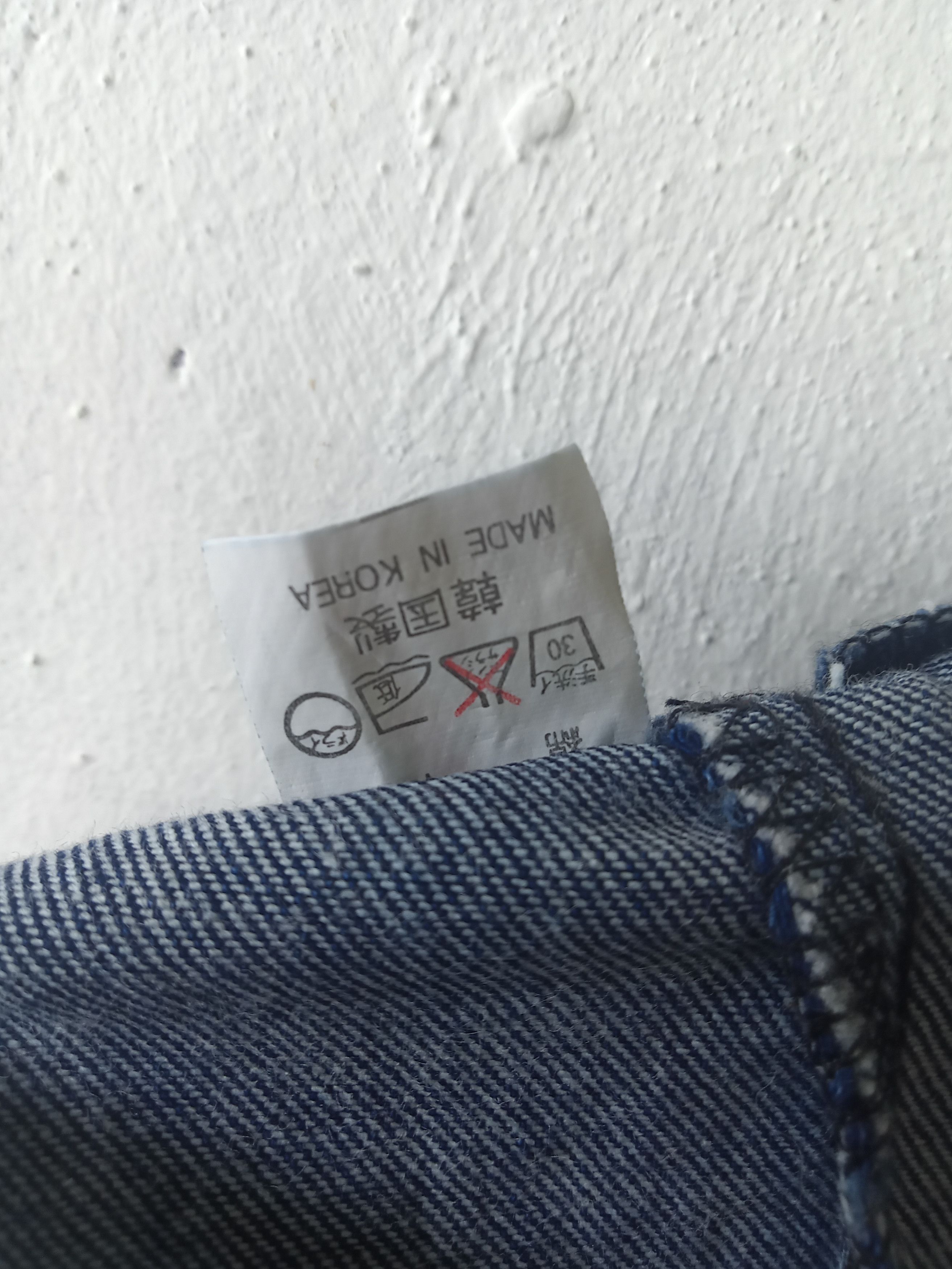 Hysteric Glamour Inspired Japanese Smiley Patches Hagi Midi Skirt Jeans Size 31" - 8 Thumbnail