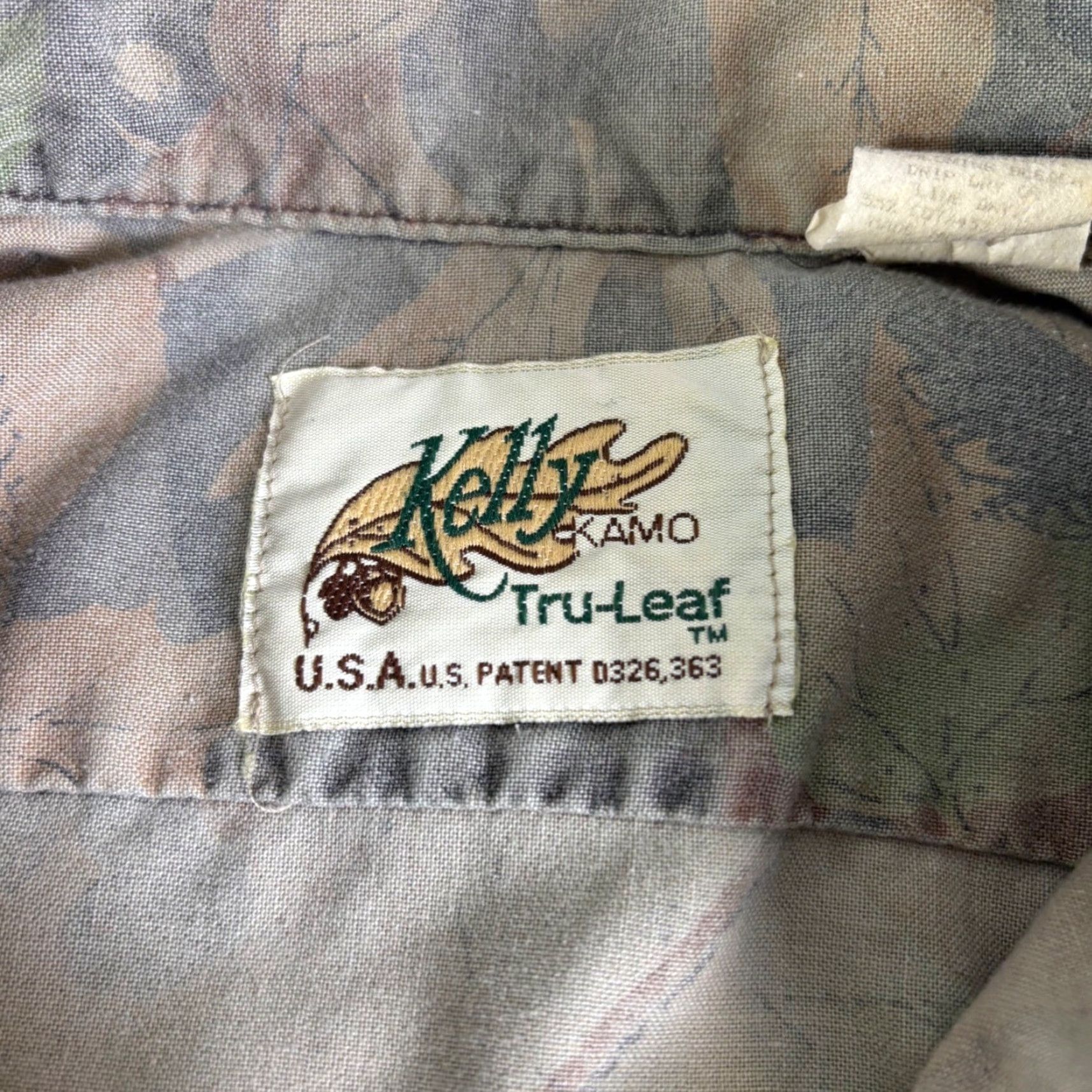Vintage VINTAGE Kelly Kamo Tru Leaf Camo Long Sleeve Button Up Shirt Mens Pennsylvania Outdoor Camouflage Cotton Blend Brown Fall Winter Size US L / EU 52-54 / 3 - 5 Thumbnail