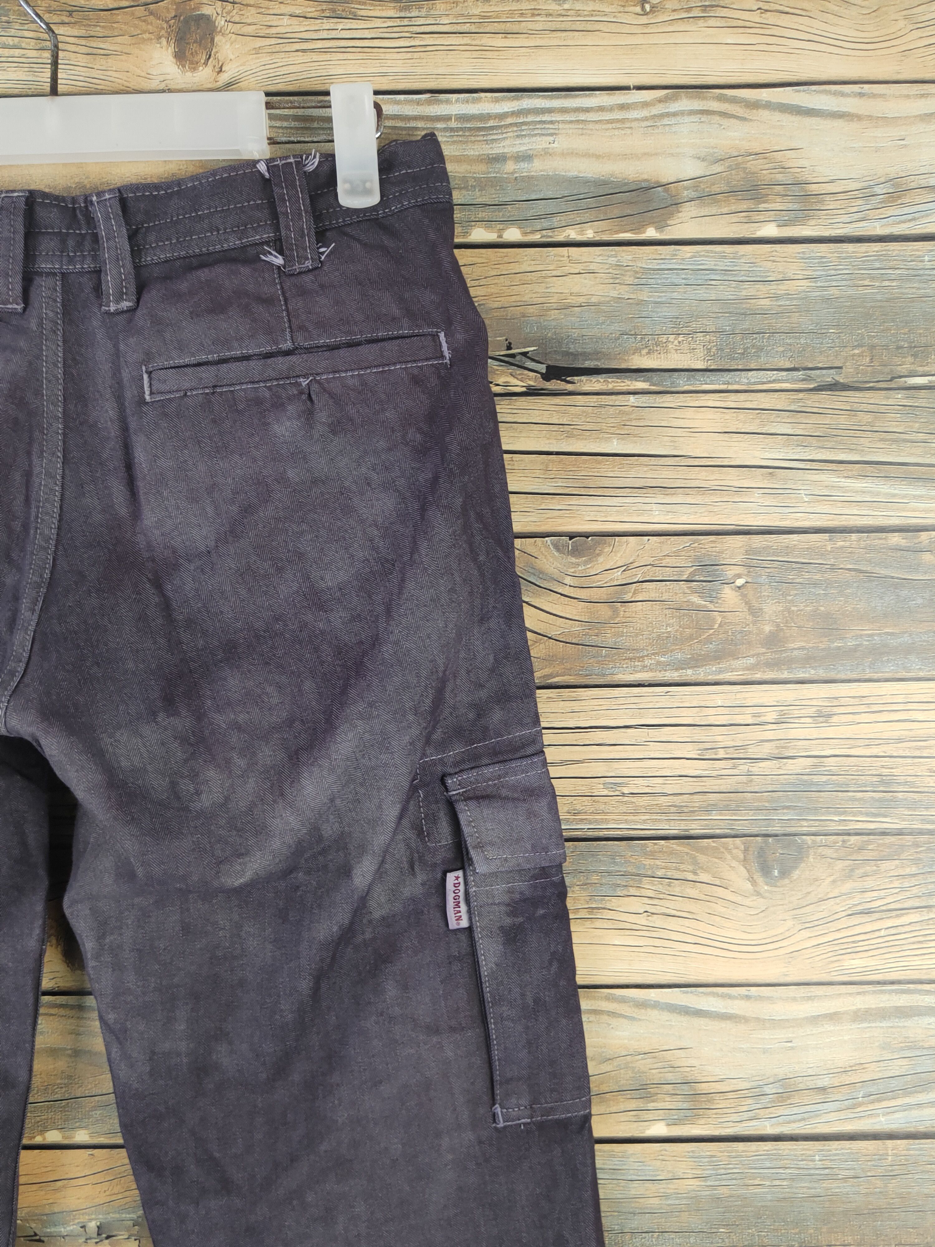 Japanese Brand DL Dogman Black Faded Multipocket Cargo Pants #1775 Size US 29 - 11 Thumbnail