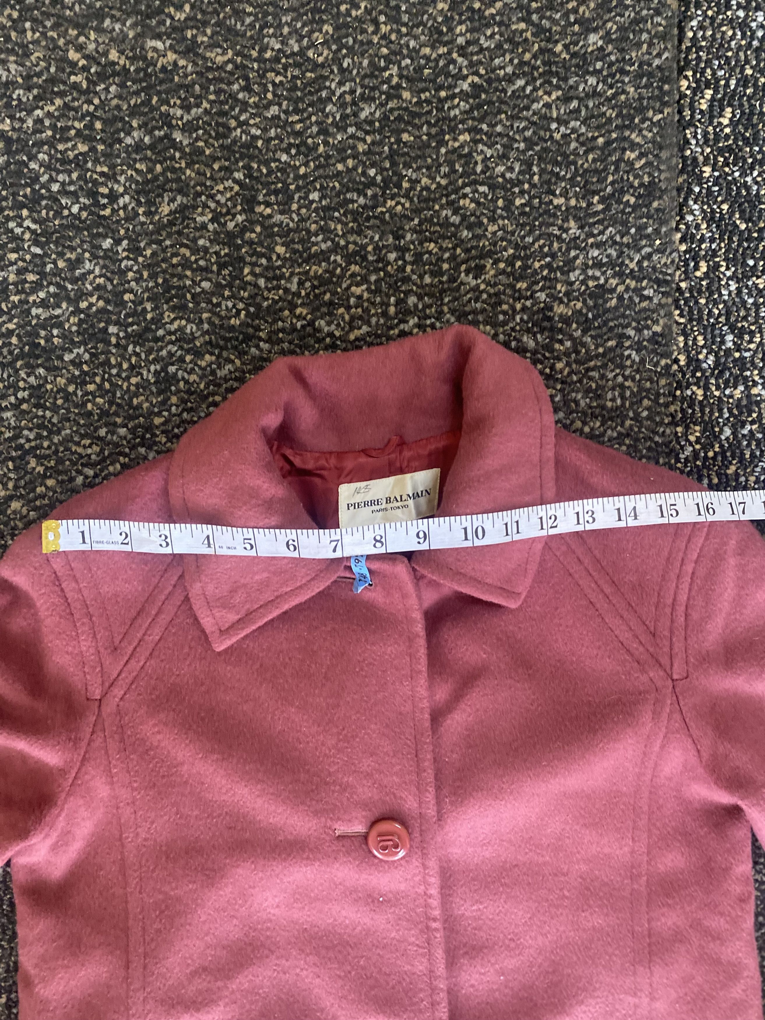 Balmain × Pierre Balmain Pierre Balmain wool long jacket Size M / US 6-8 / IT 42-44 - 6 Thumbnail