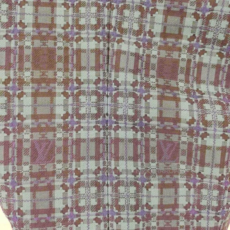 Louis Vuitton Louis Vuitton 25 Green Plaid Blazer Size 44R - 3 Thumbnail