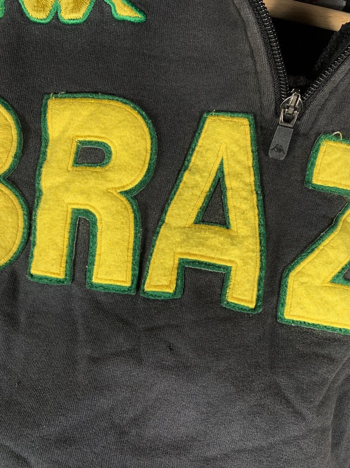 Kappa Vintage 00’s BlockCore Style Kappa Brazil Soccer Sweatshirt Size US L / EU 52-54 / 3 - 8 Thumbnail