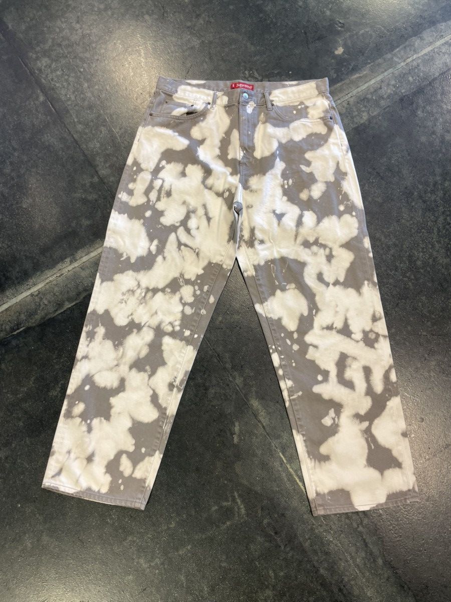 Supreme Supreme Baggy Jeans Bleached | Grailed