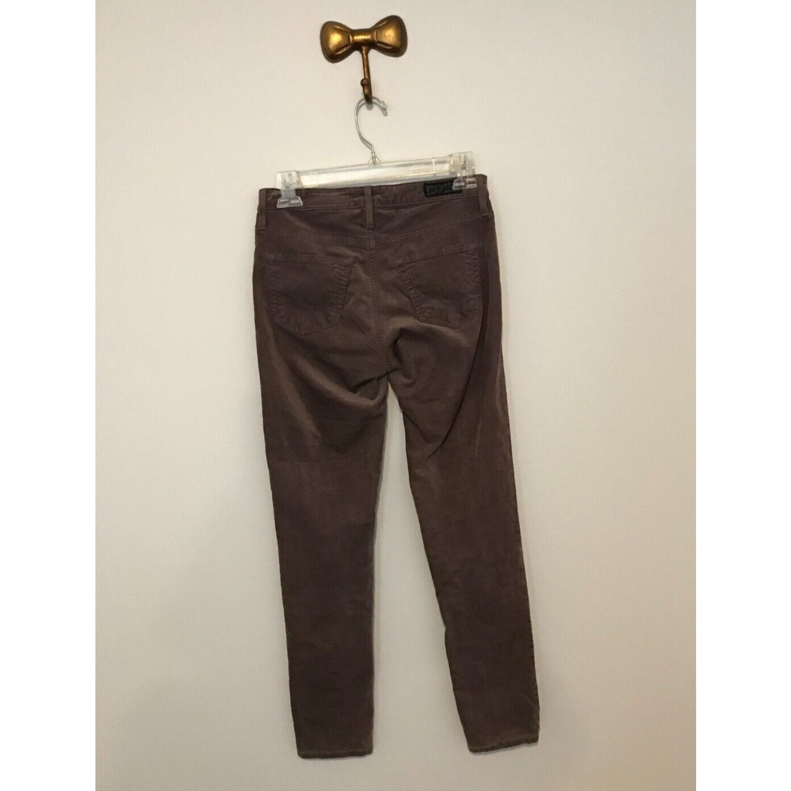 Anthropologie Anthropologie AG Adriano Goldschmied The Stevie Slim Brown Size 25" / US 0 / IT 36 - 2 Thumbnail