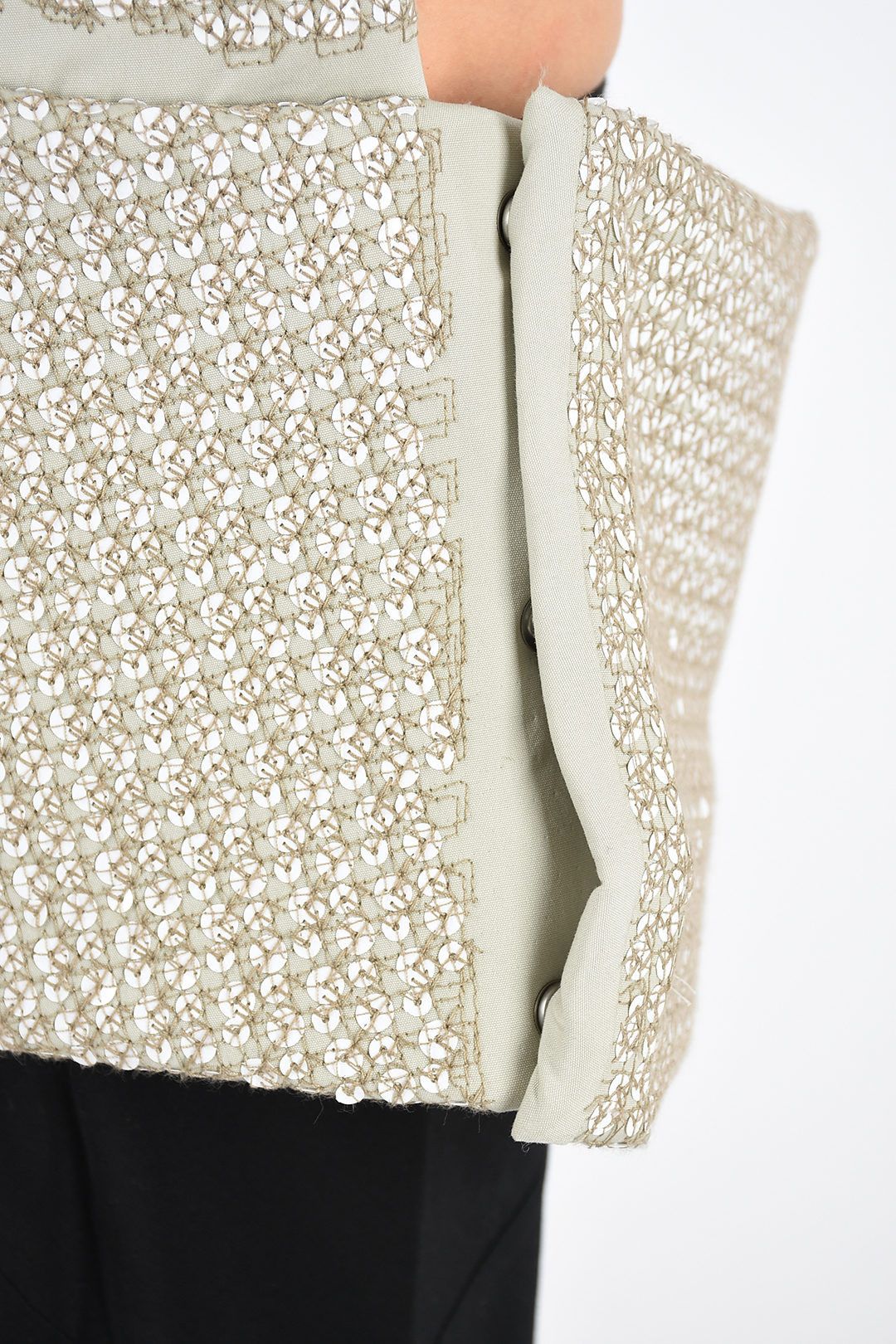 Rick Owens og1mm0724 Embroidered Mushroom Top in Grey Size M / US 6-8 / IT 42-44 - 4 Thumbnail