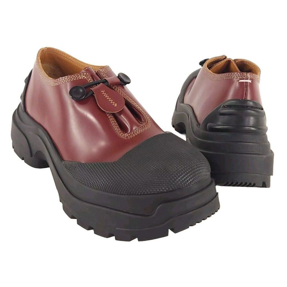 Maison Margiela MM6 Maison Margiela Chunky Oxfords 35 US 5 Women's Burgundy Size US 5 / IT 35 - 1 Thumbnail