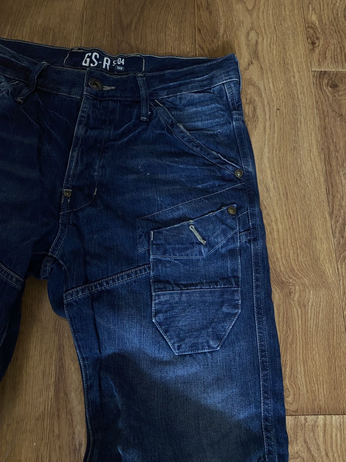 G-Star × Vintage Denim Pants Gstar Raw Jeans Y2K Size US 32 / EU 48 - 2 Thumbnail