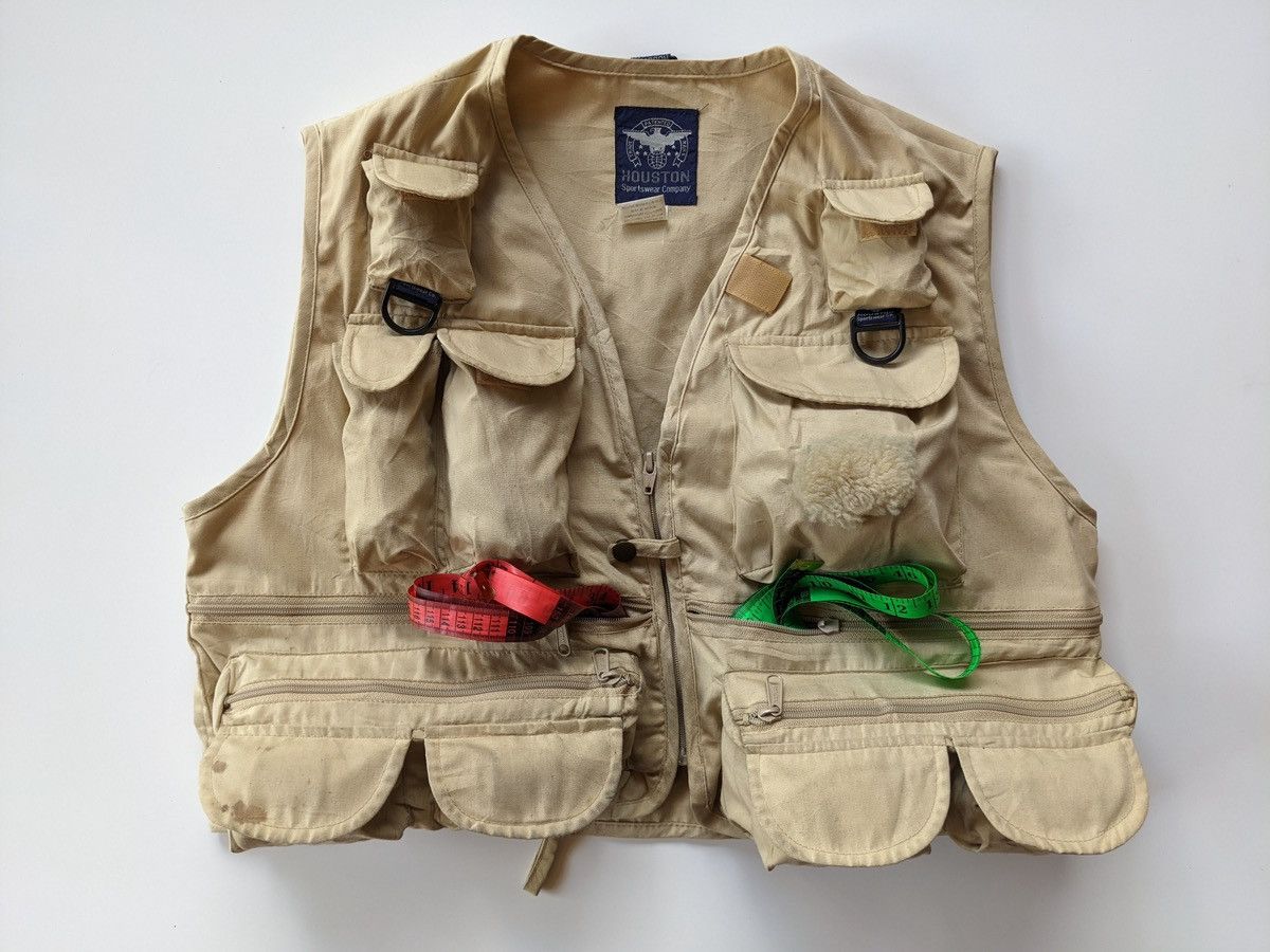 image of Archival Clothing x Avant Garde Vintage Houston Vest Gas Mask in Beige, Men's (Size Medium)
