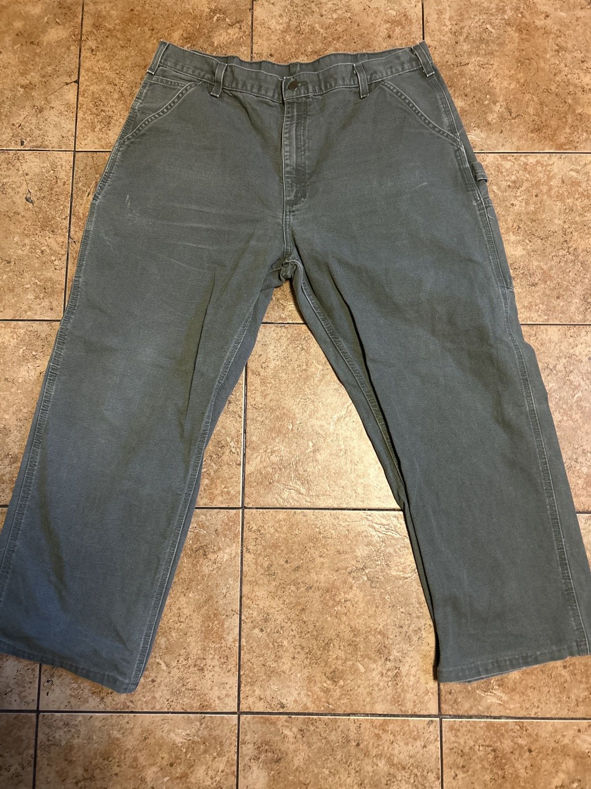 Carhartt Carhartt Green carpenter pant Size US 42 / EU 58 - 3 Thumbnail