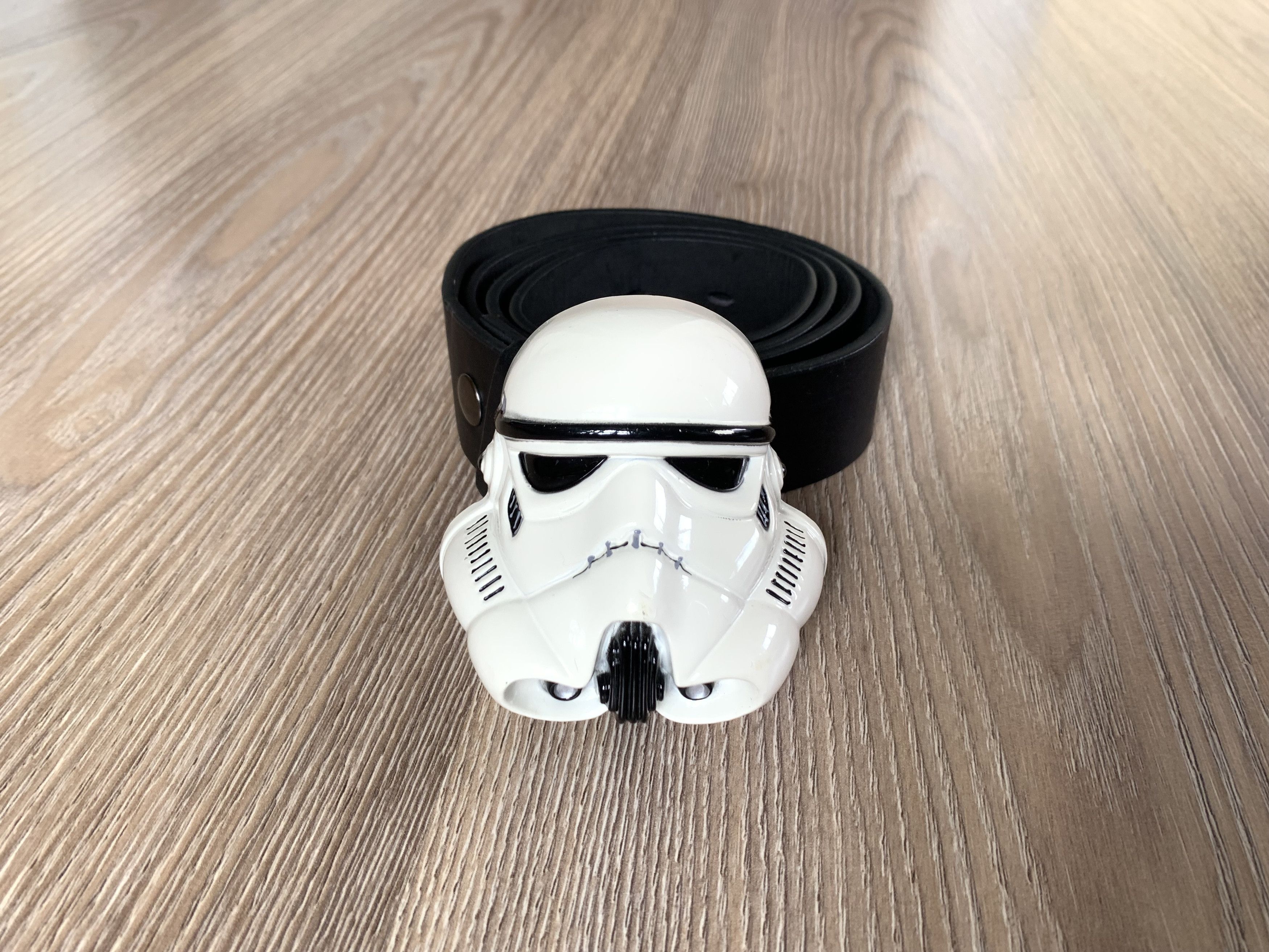 Star Wars × Vintage Star Wars Stormtrooper Vintage Black Leather Belt Size ONE SIZE - 2 Thumbnail
