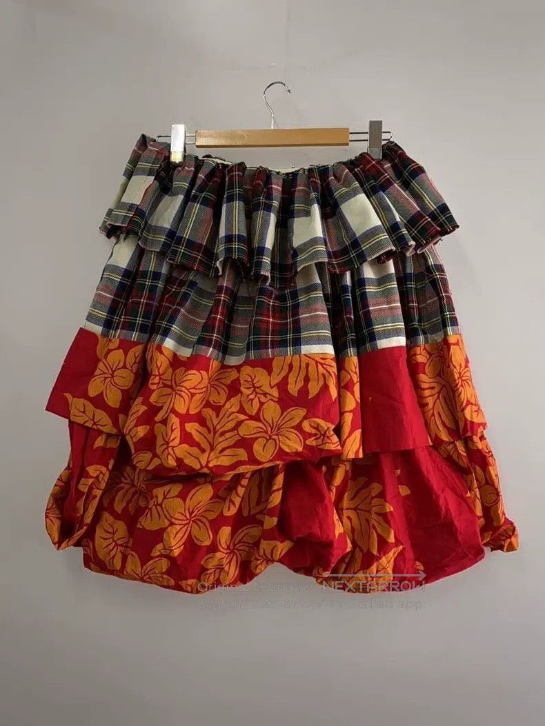 Comme des Garcons Comme Des Garcons size S Orange Vintage Patchwork Tulle De Size 22" - 2 Thumbnail