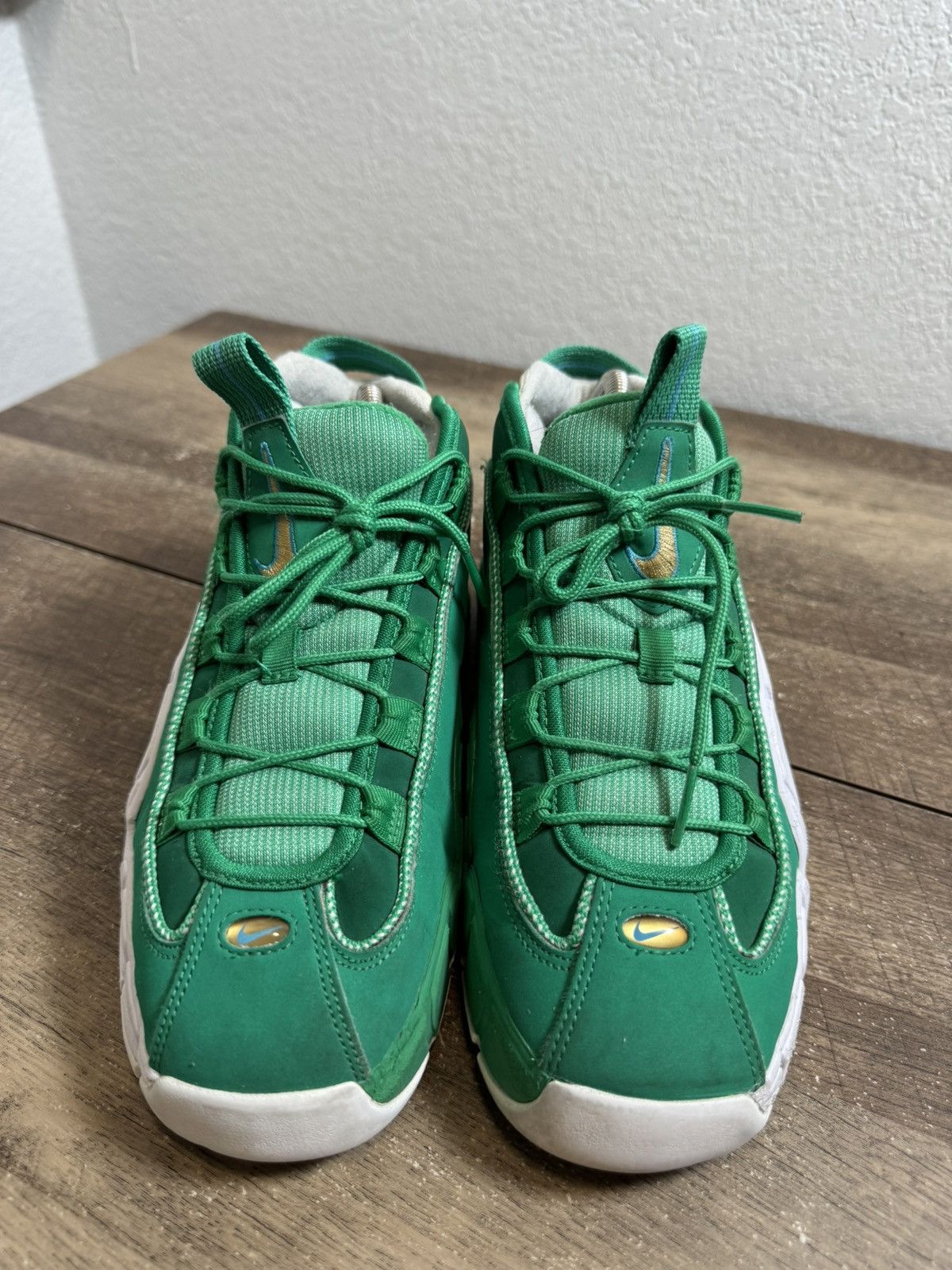 Nike Nike Air Max Penny 1 Mens Size 7Y Green White Basketball Size US 7 / EU 40 - 3 Thumbnail
