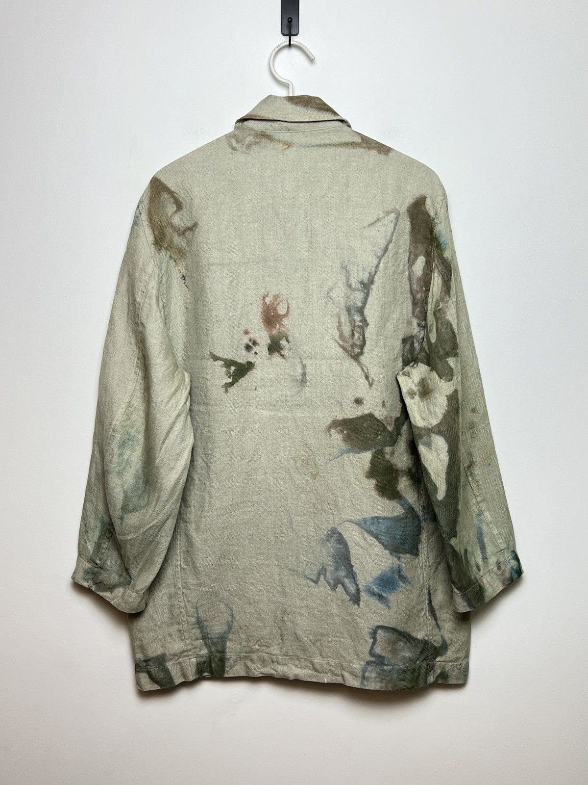 Kenzo kenzo custom tie dye y2k painters work/chore linen jacket Size US M / EU 48-50 / 2 - 10 Thumbnail