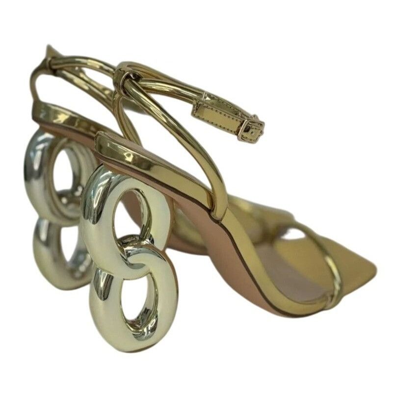 Other LILIANA / Duet-2 /Gold Metallic / Heeled Sandals / With Uni Size US 10 / IT 40 - 6 Thumbnail