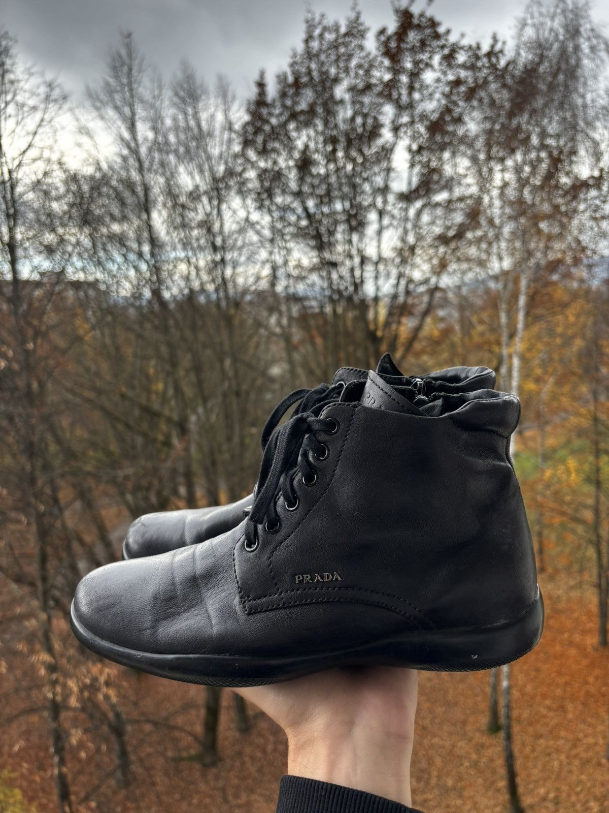 Prada Prada vintage leather boots Women Size 37 Size US 7 / IT 37 - 2 Thumbnail