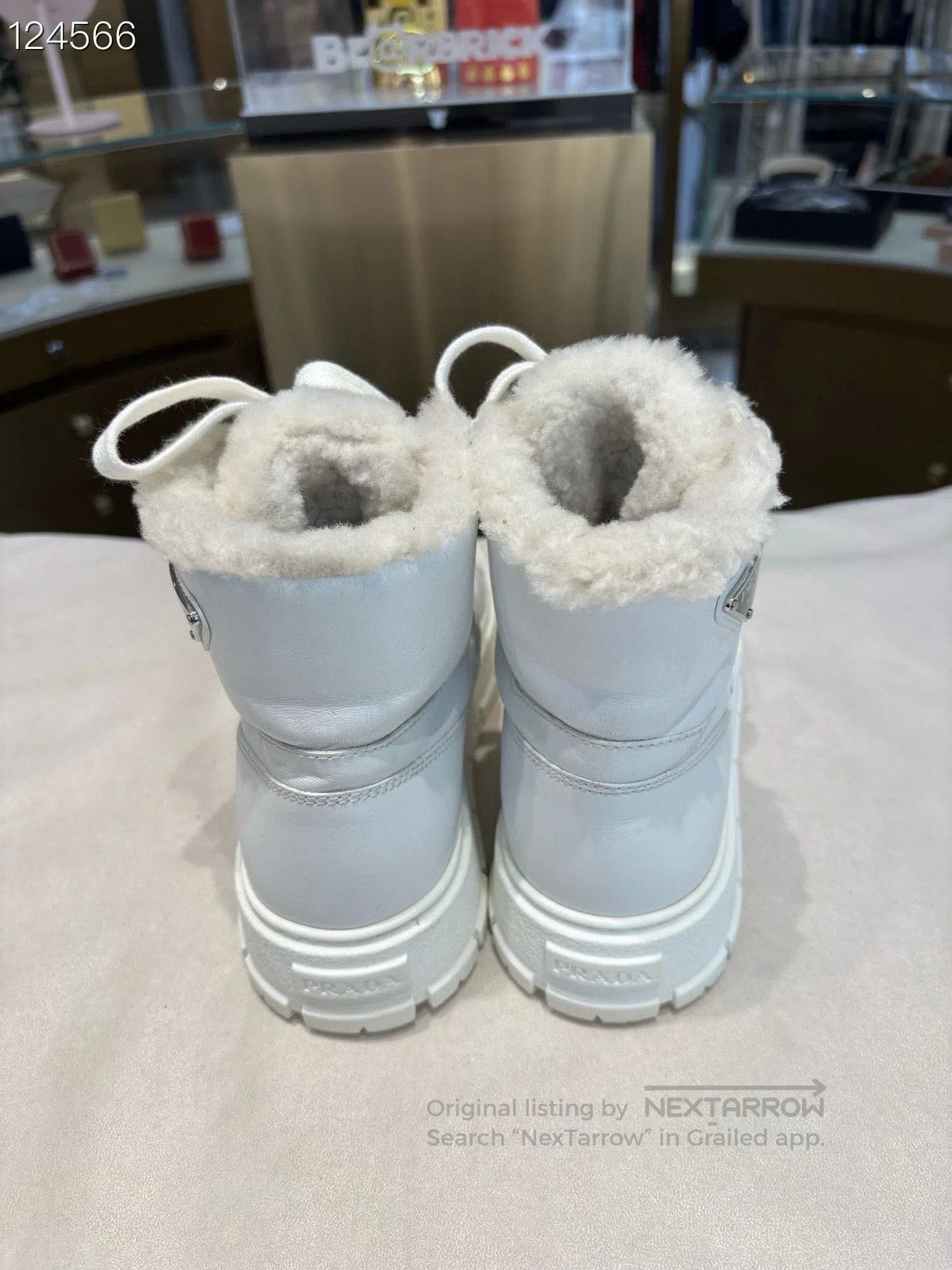 Prada Prada White High. Size US 5.5 / IT 35.5 - 4 Thumbnail