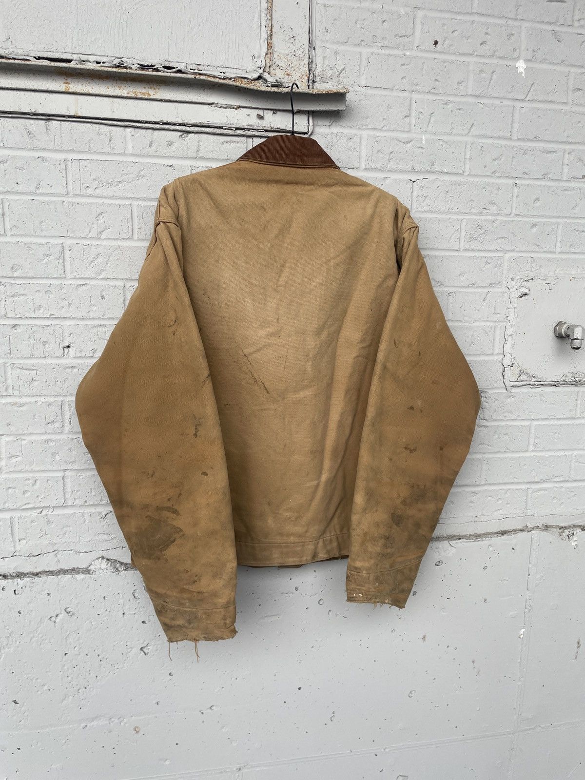 Carhartt 90s Carhartt Detroit J01 faded and distressed jacket Size US XL / EU 56 / 4 - 5 Thumbnail