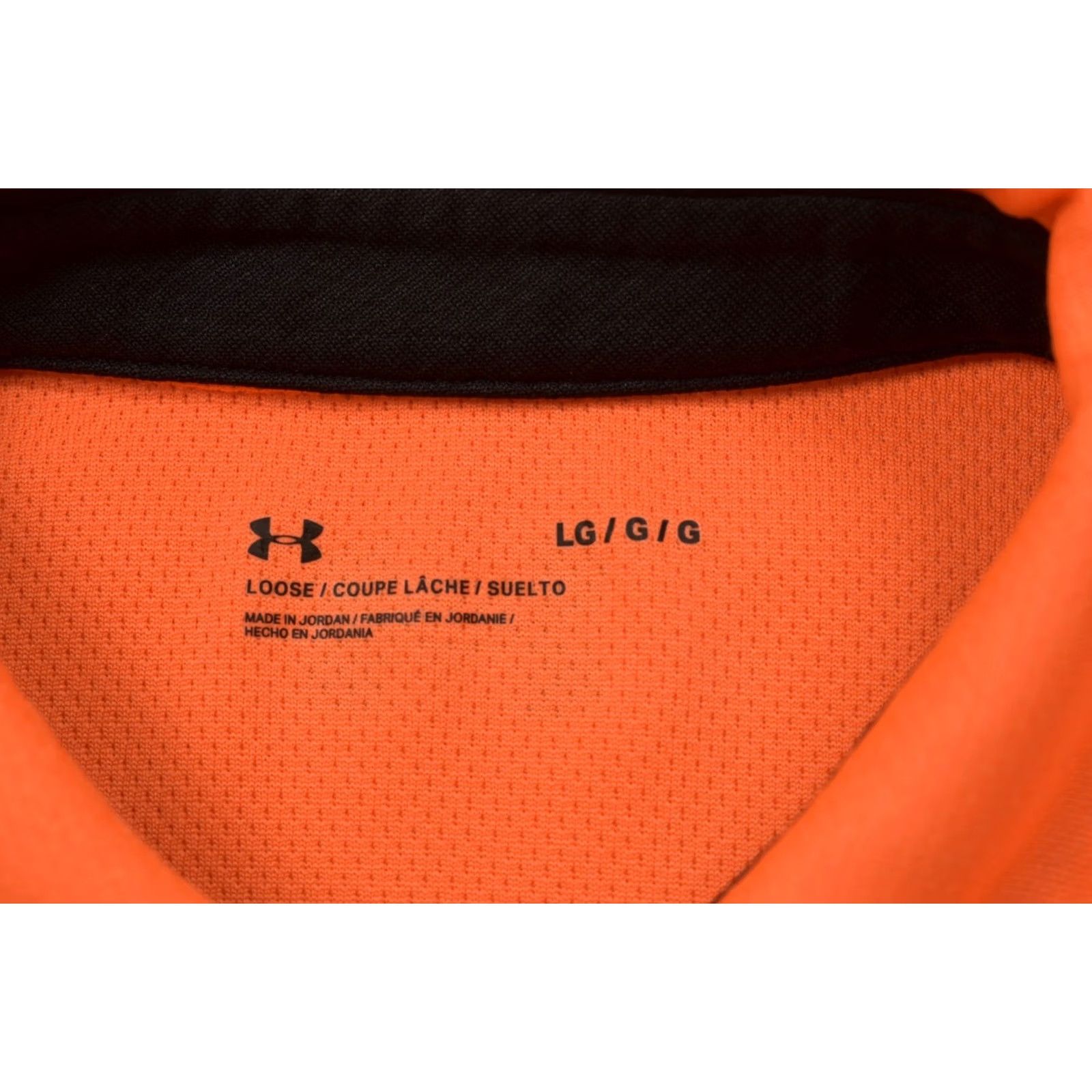 Under Armour Under armour Mens L Orange HeatGear Men Large Short Sleeve Performance Polo Loose Fit Size US L / EU 52-54 / 3 - 8 Thumbnail
