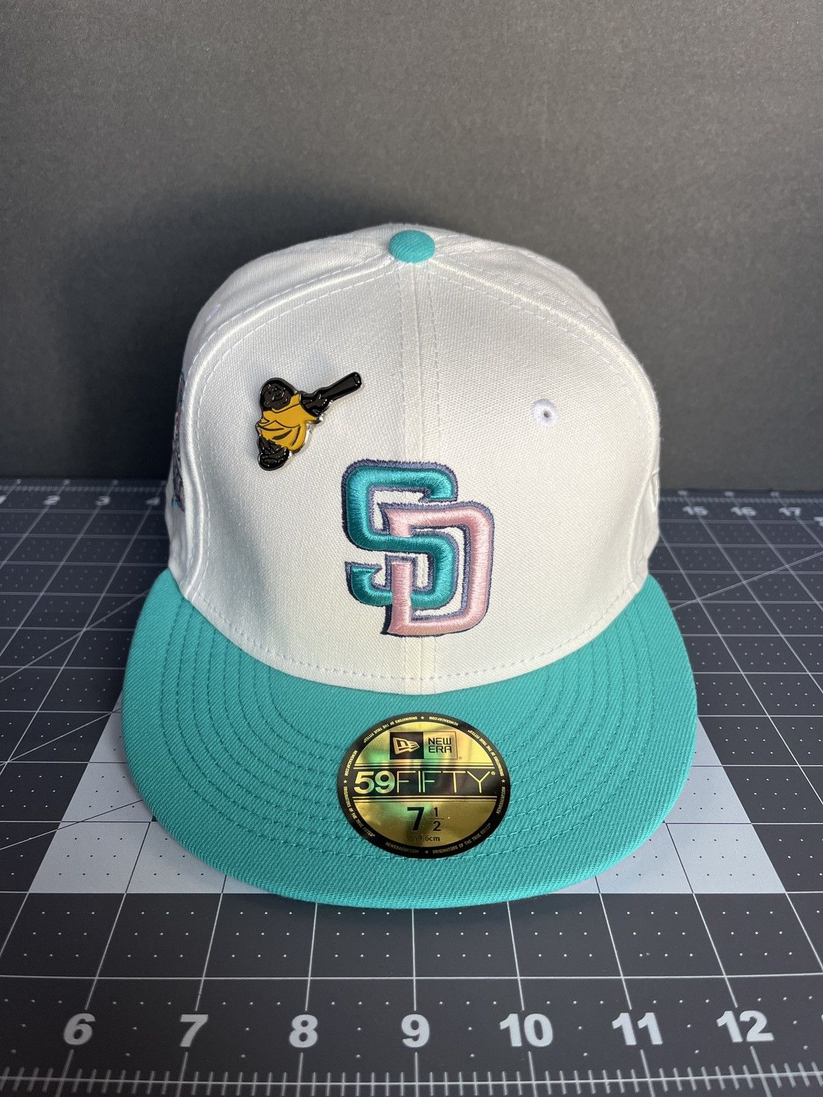 New Era San Diego Padres 7 1/2 59fifty Monaco MLB Size ONE SIZE - 2 Thumbnail